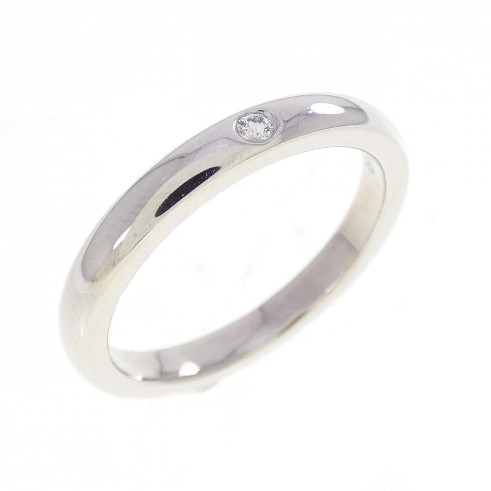 Tiffany Platinum Platinum 950 Band Ring (Pre-Owned)