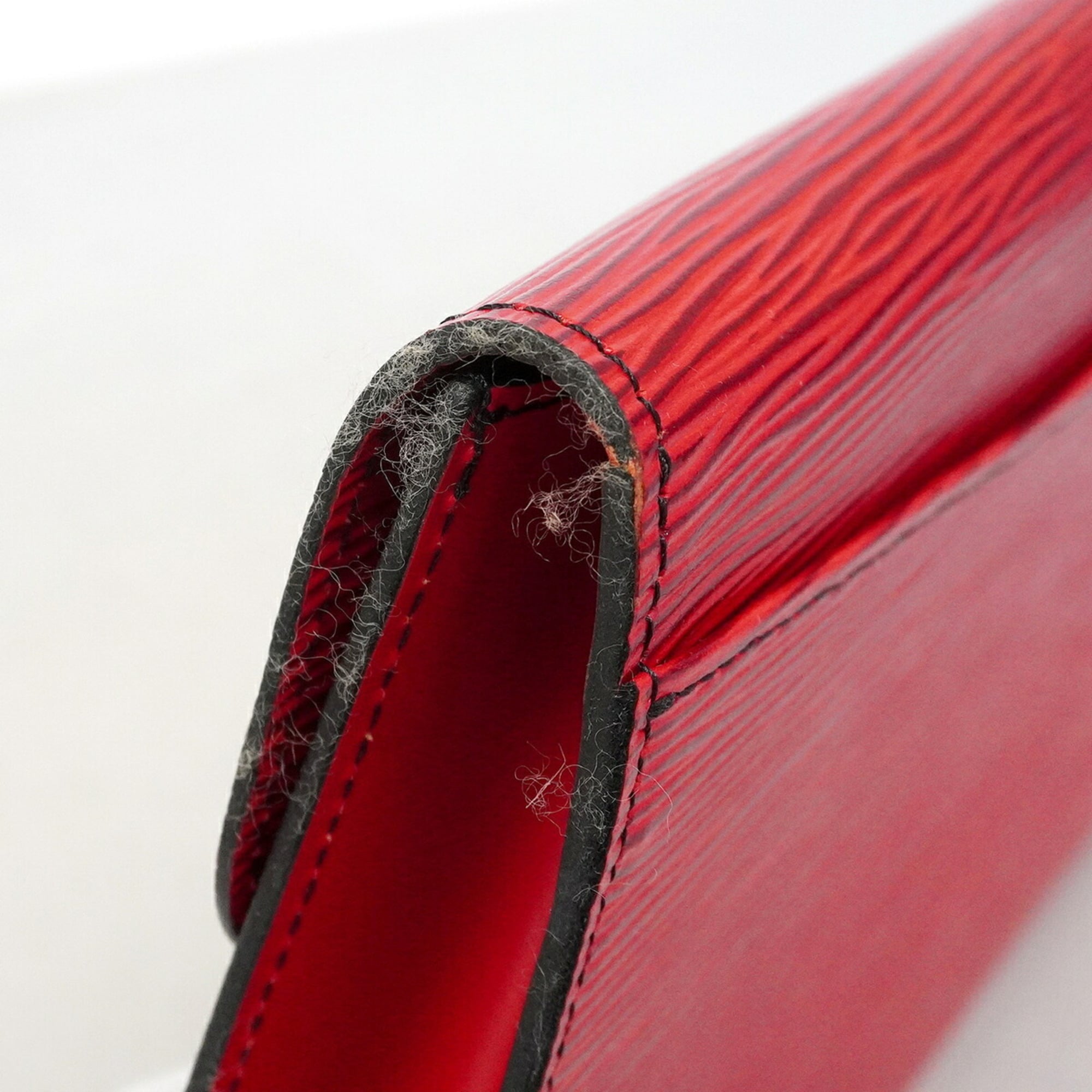 Louis Vuitton Castilian Red Clutch Bag (Pre-Owned)
