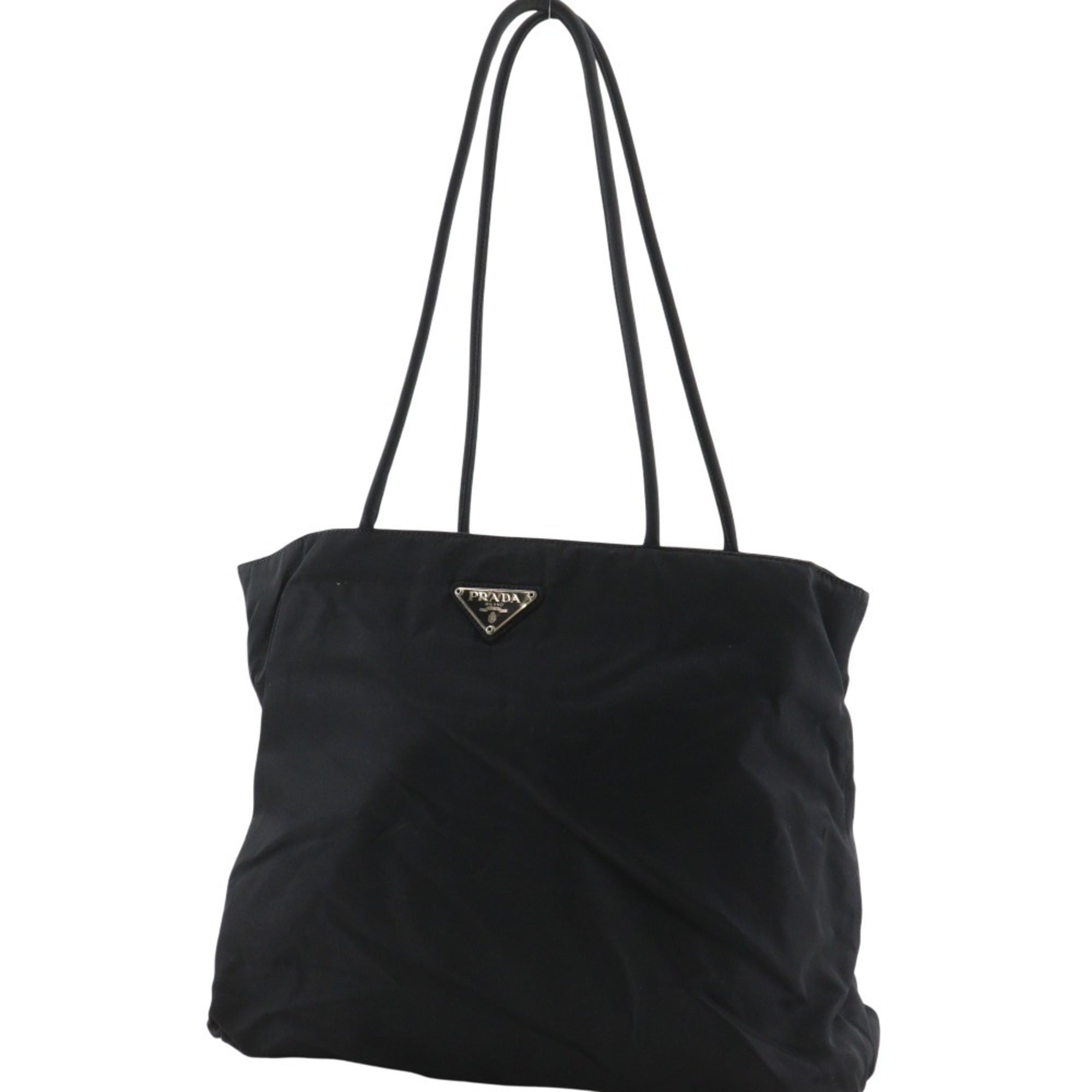 Prada Black Nylon Tote Bag (Pre-Owned)