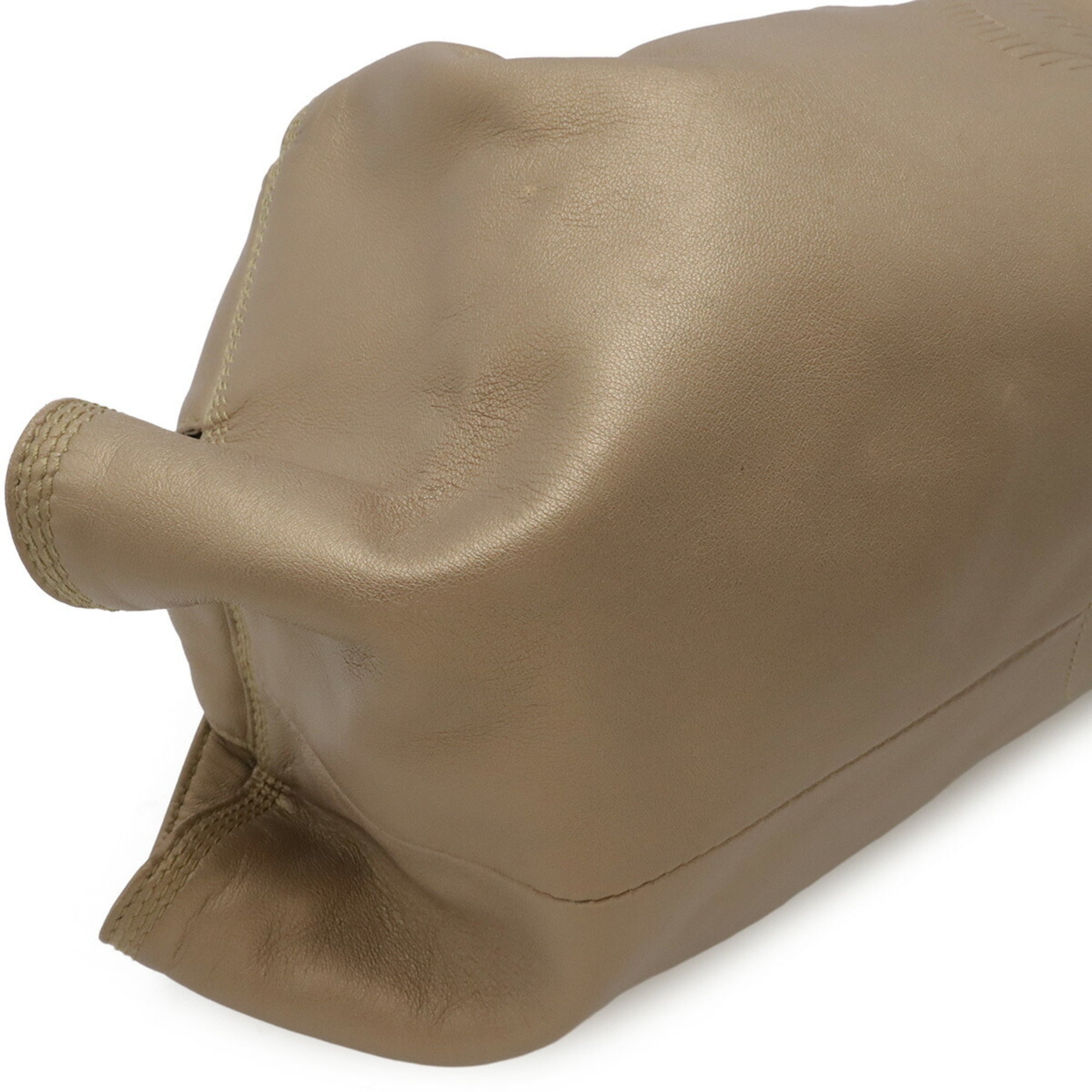 Loewe Nappa Aire Champagne Gold Nappa Leather Handbag (Pre-Owned)