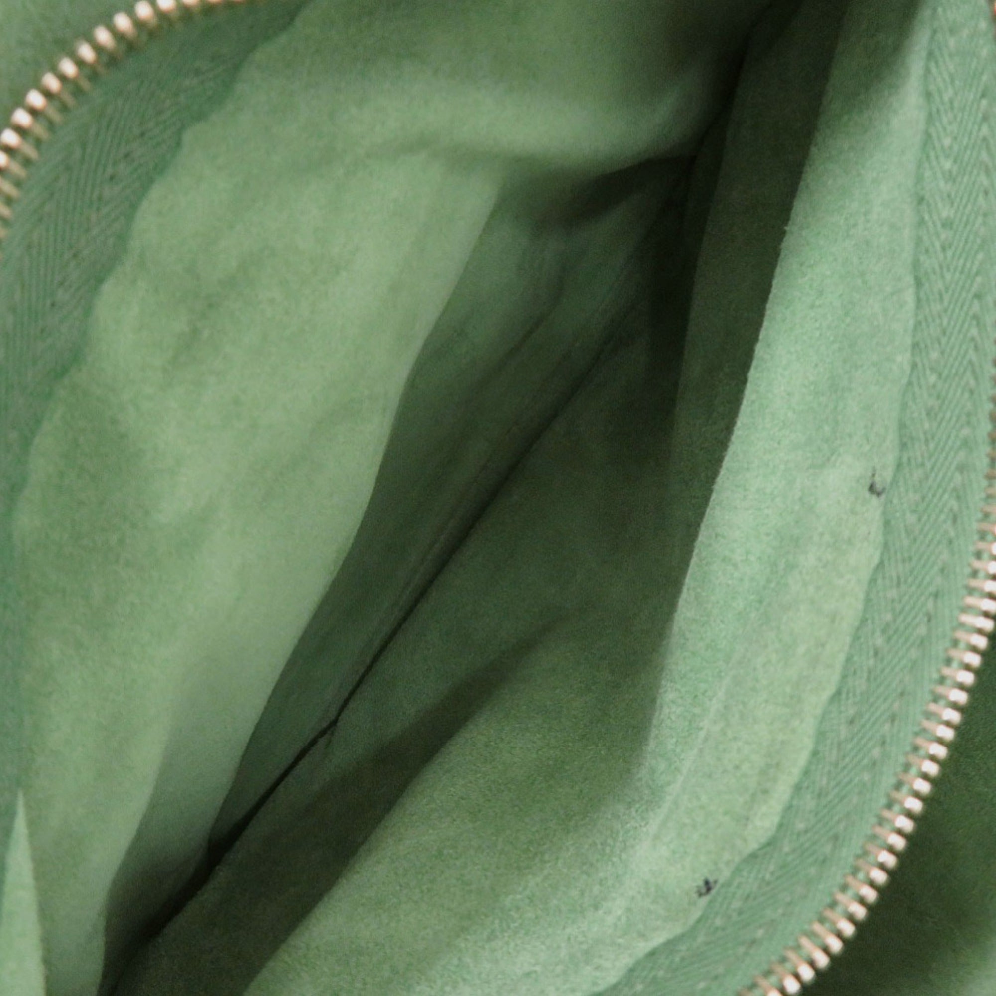 Yves Saint Laurent Blue Green Navy Leather Handbag (Pre-Owned)