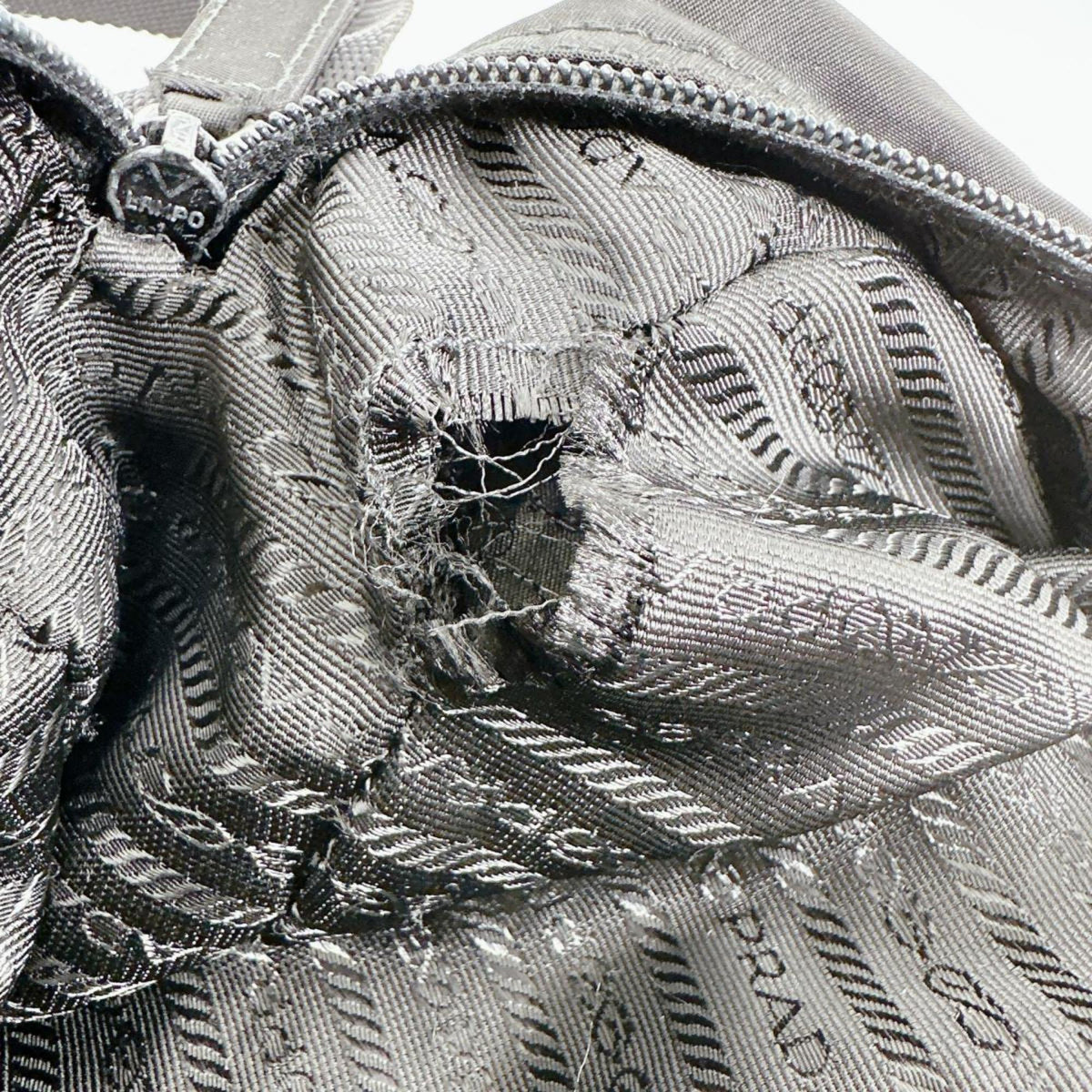 Prada Black Nylon Shoulder Bag Sling Bag (Pre-Owned)