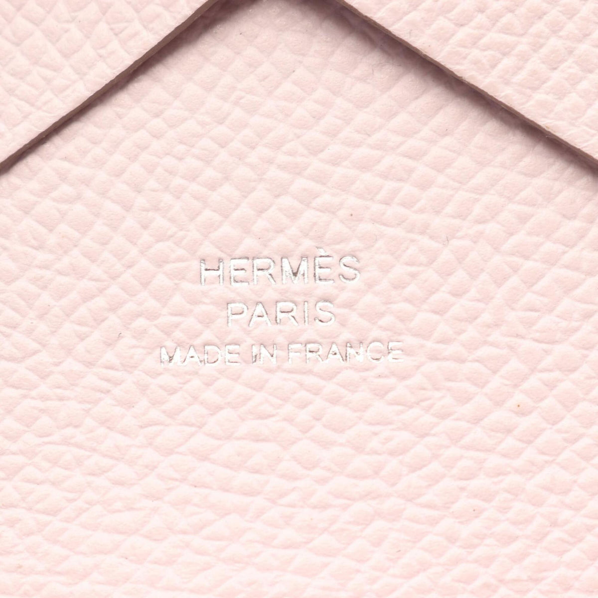 Hermes Pink Epsom Leather Coin Purse/Coin Case (Pre-Owned)