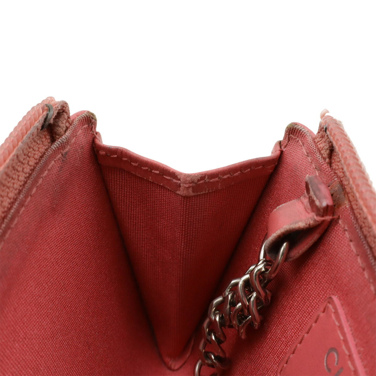 Chanel Pink Grained Calfskin Coin Purse/Coin Case (Pre-Owned)