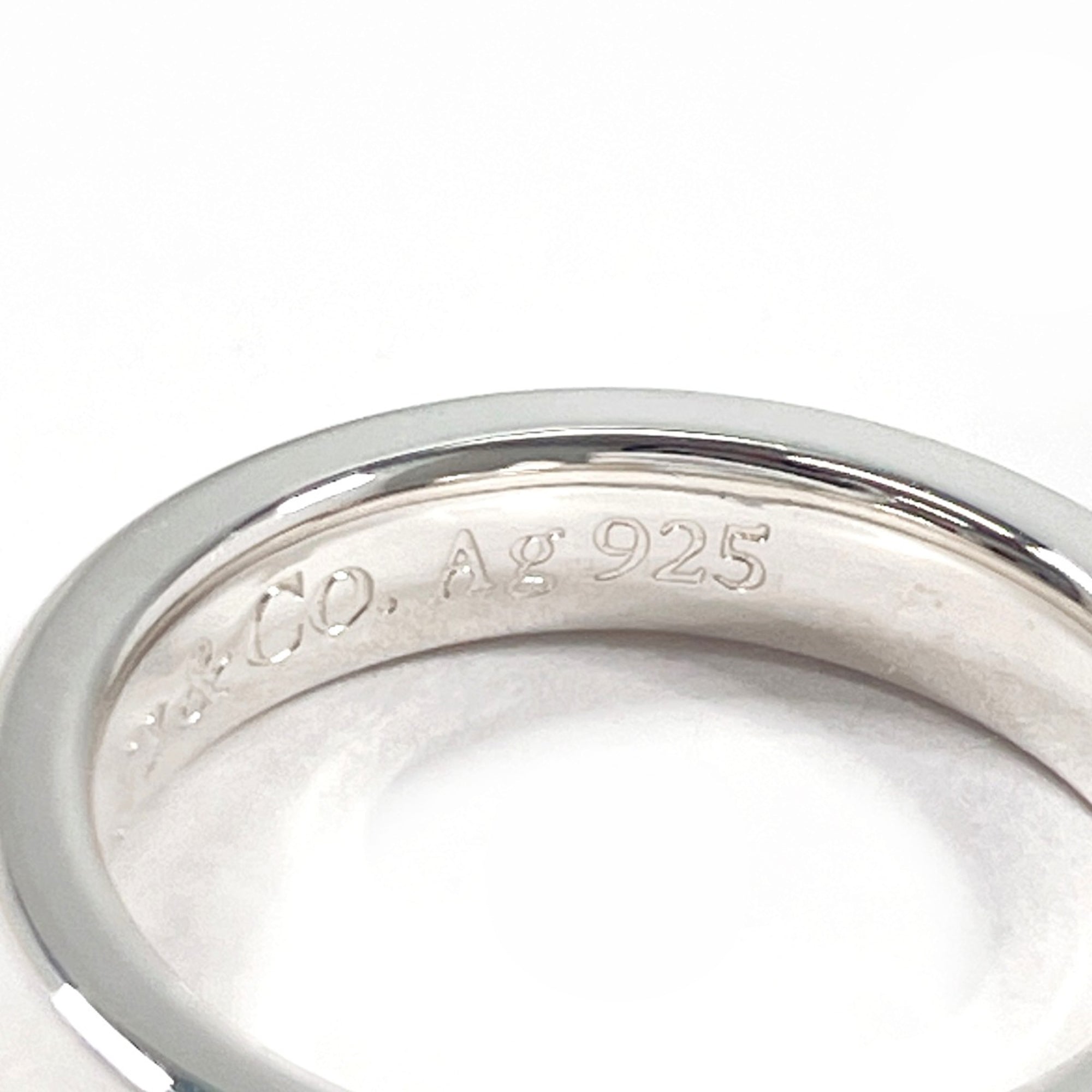 Tiffany Silver Silver 925 Band Ring (Pre-Owned)