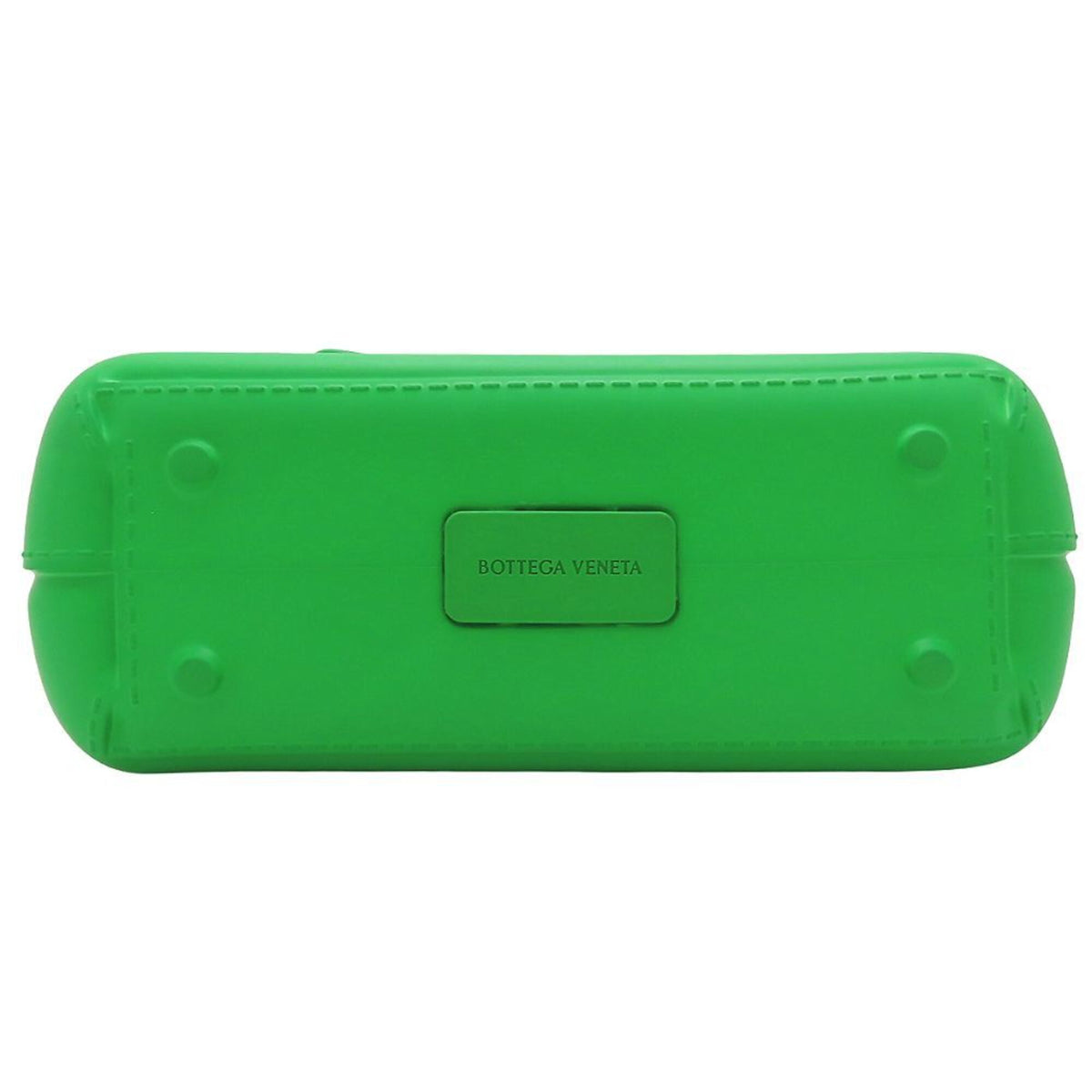 Bottega Veneta Green Rubber Handbag (Pre-Owned)