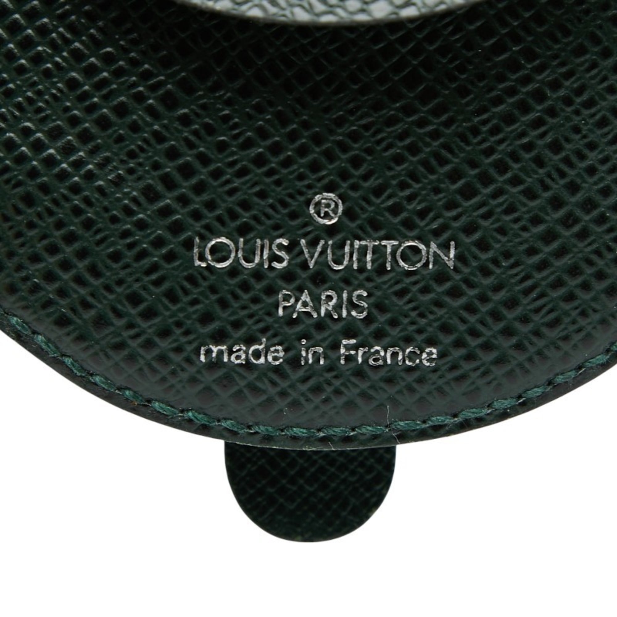 Louis Vuitton Dark Green Episea Taiga Leather Coin Purse/Coin Case (Pre-Owned)