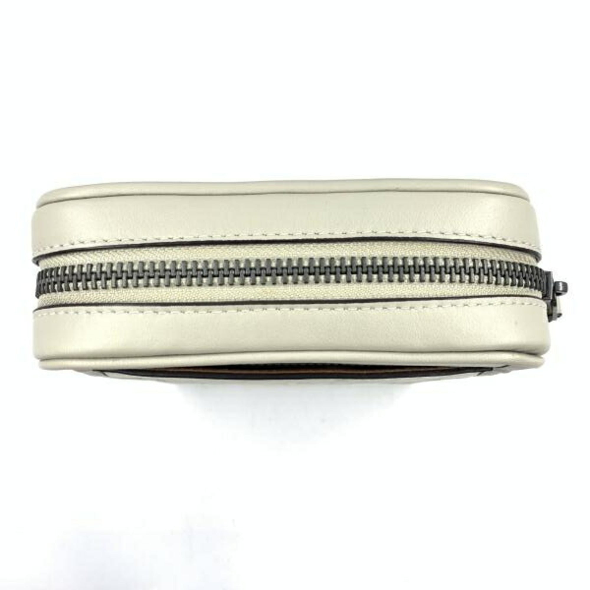 Coach Signature Leather Shoulder Bag (Pre-Owned)