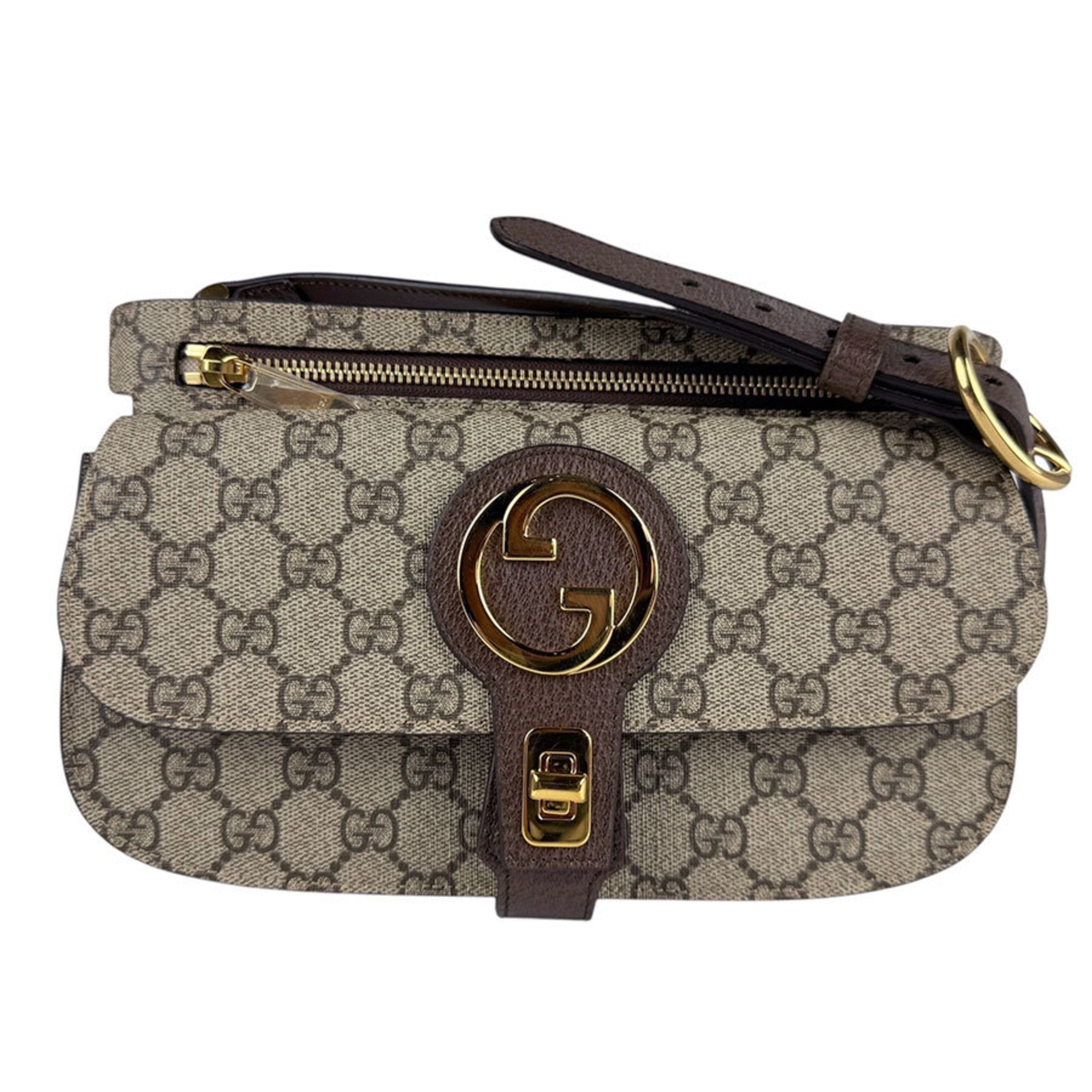 Gucci Brown Gg Supreme Fanny Pack (Pre-Owned)