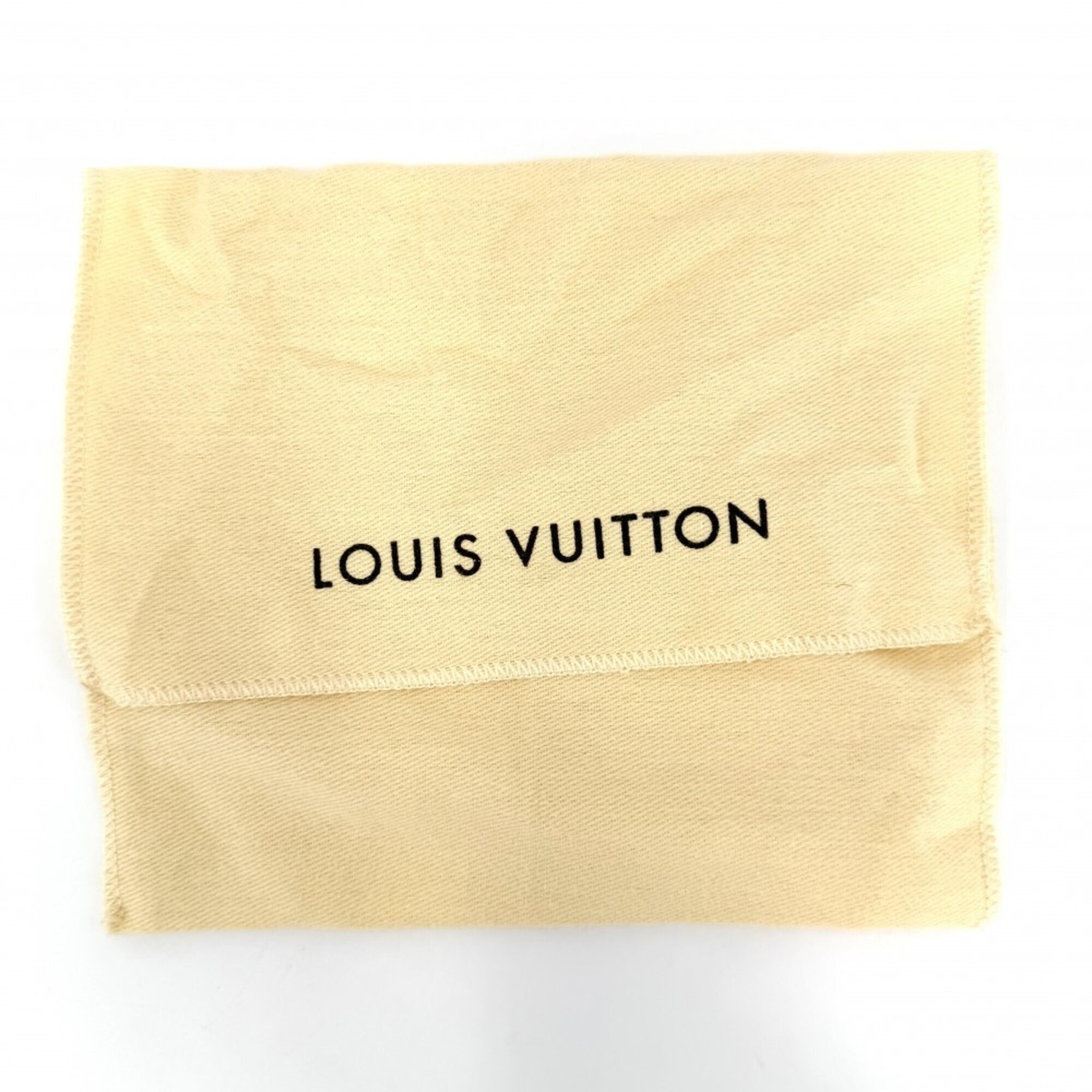 Louis Vuitton White Damier Azur Handbag Pouch (Pre-Owned)
