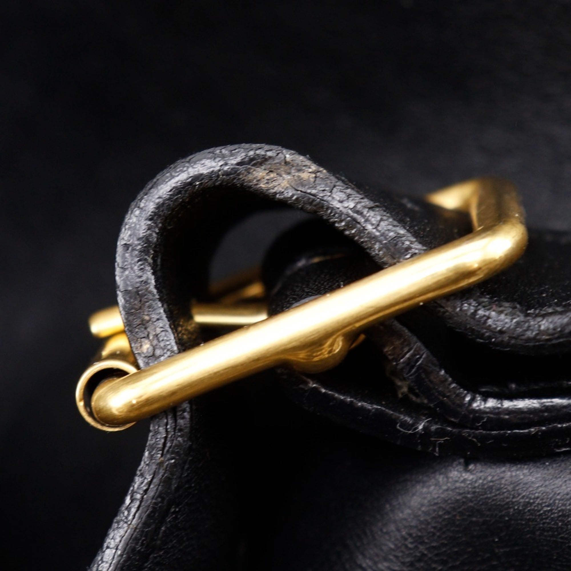 Gucci Black Leather Backpack (Pre-Owned)