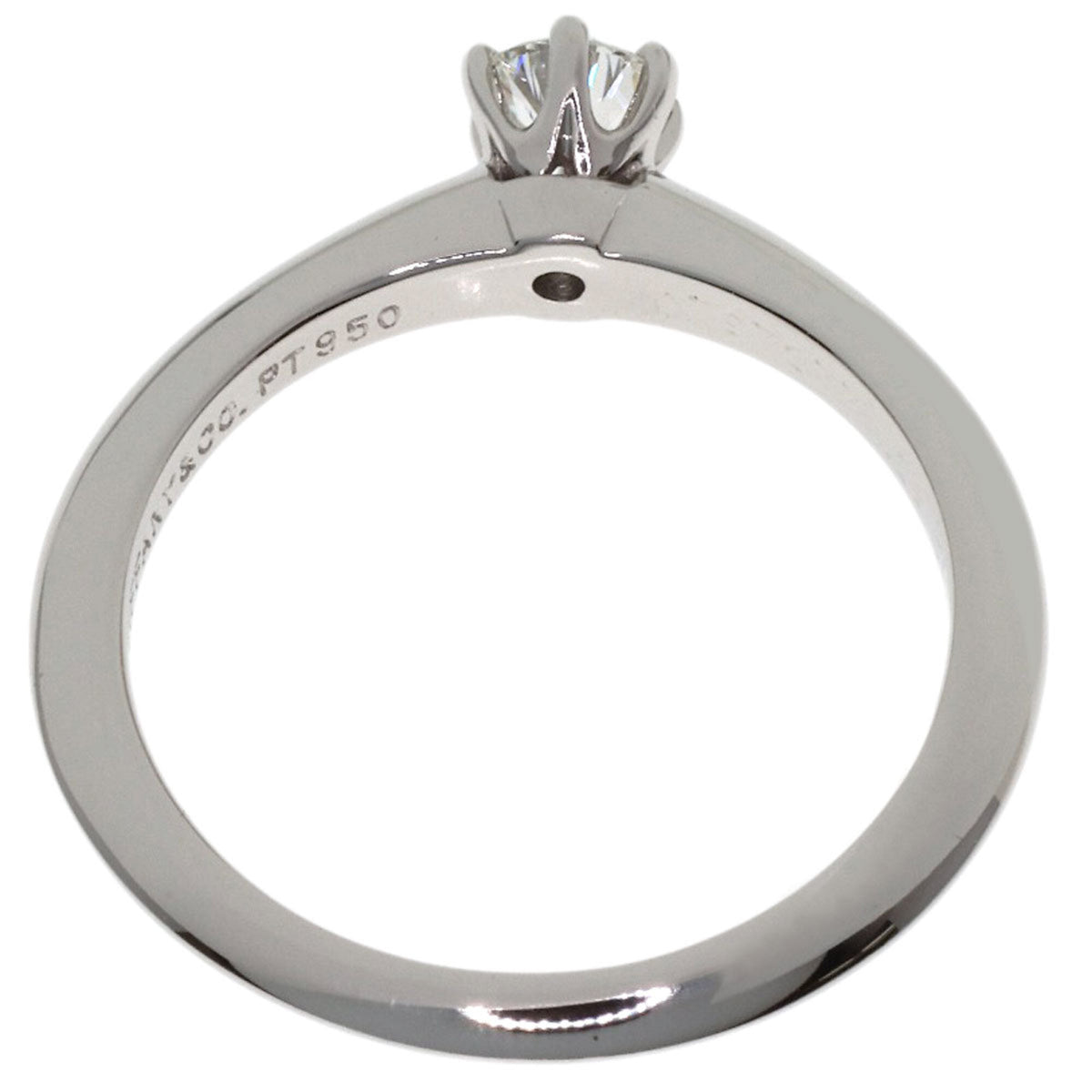 Tiffany Platinum 950 Band Ring (Pre-Owned)