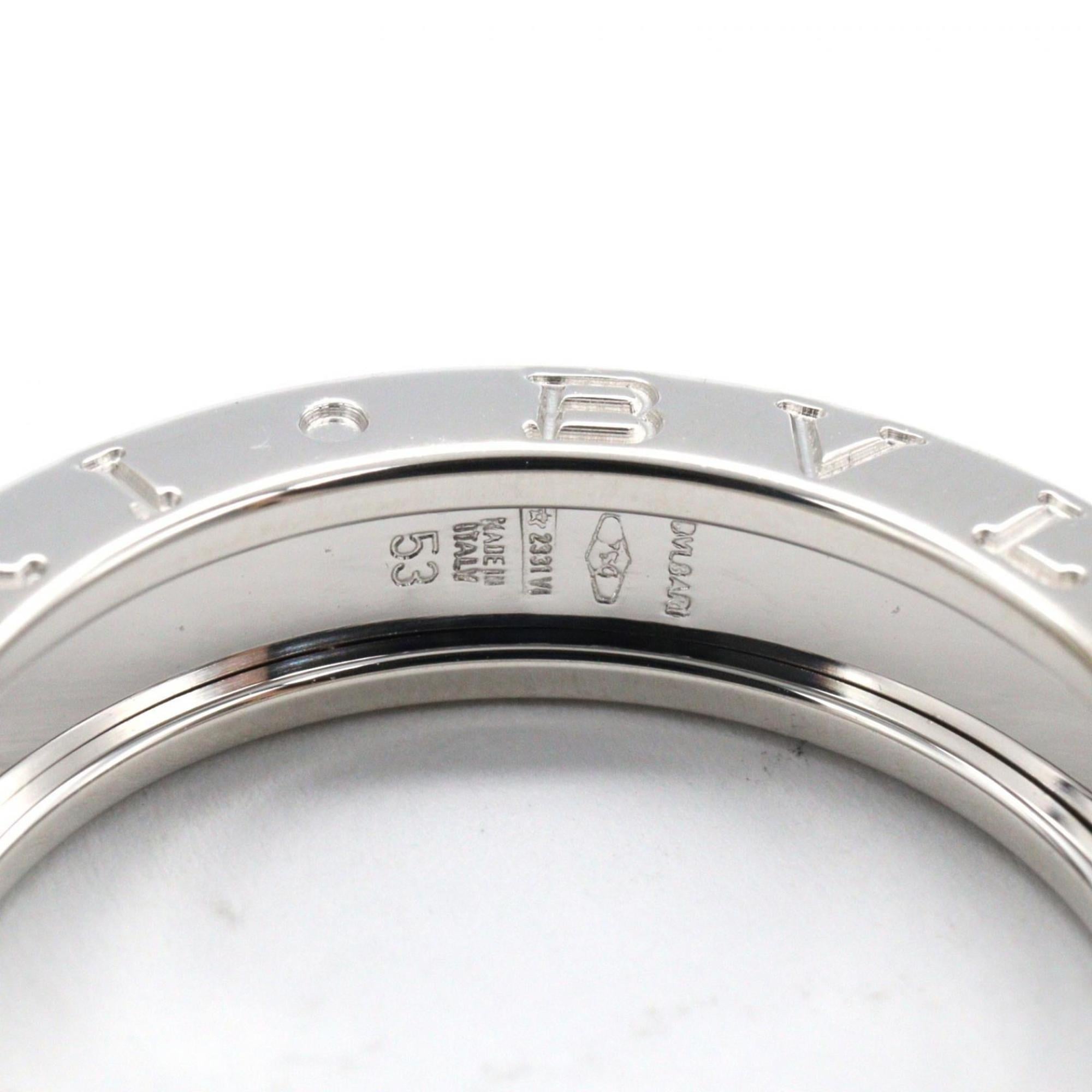 Bvlgari Silver White Gold (18K) Band Ring (Pre-Owned)
