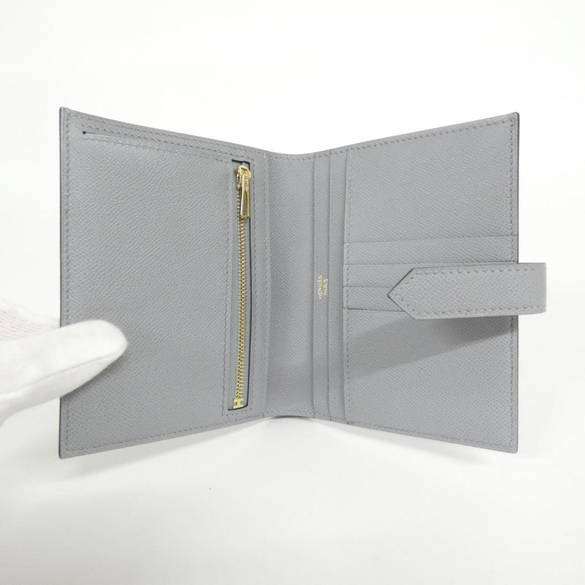Hermes Gray Wallet (Bi-Fold) (Pre-Owned)