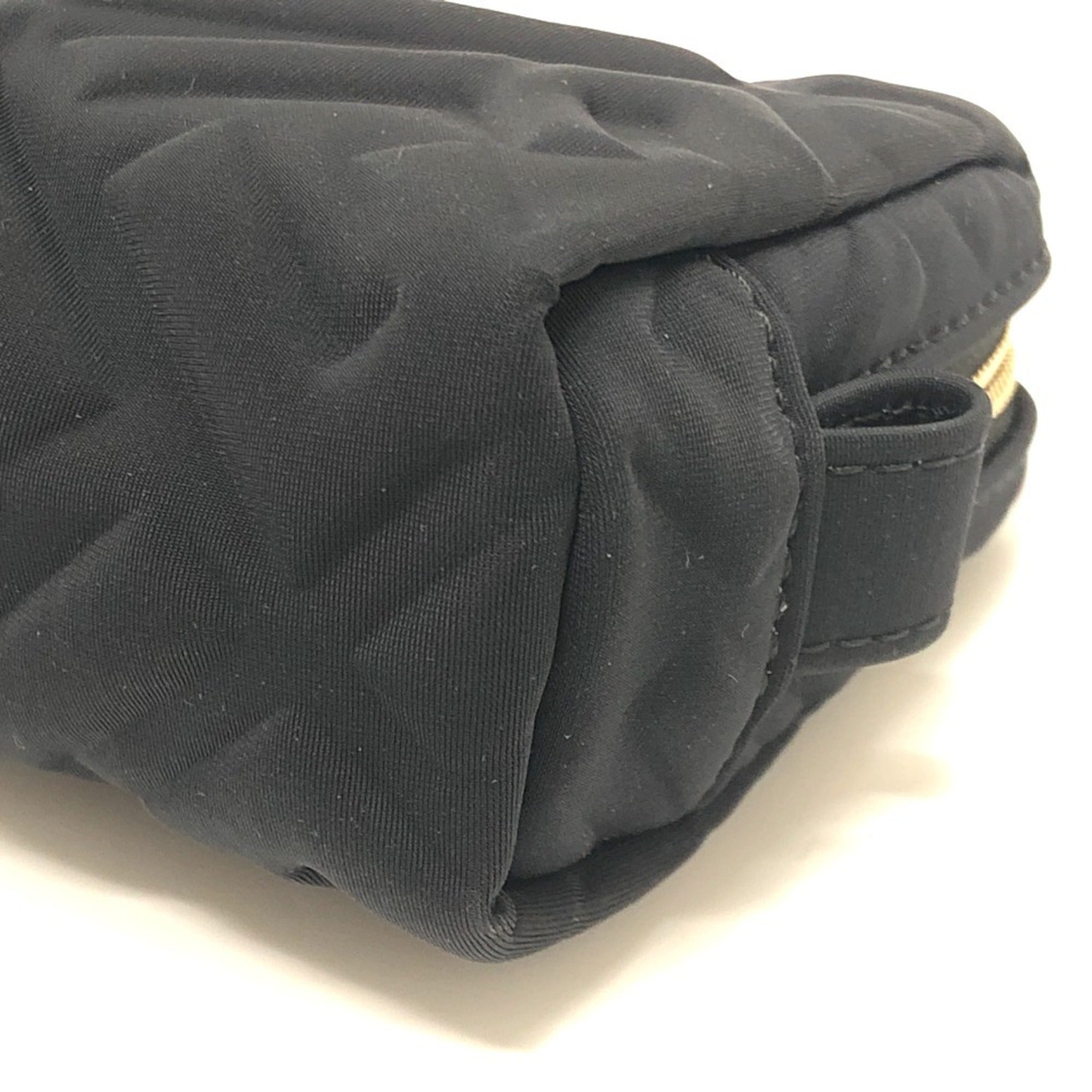Fendi Zucca Black Canvas Pouch Wash Bag (Pre-Owned)