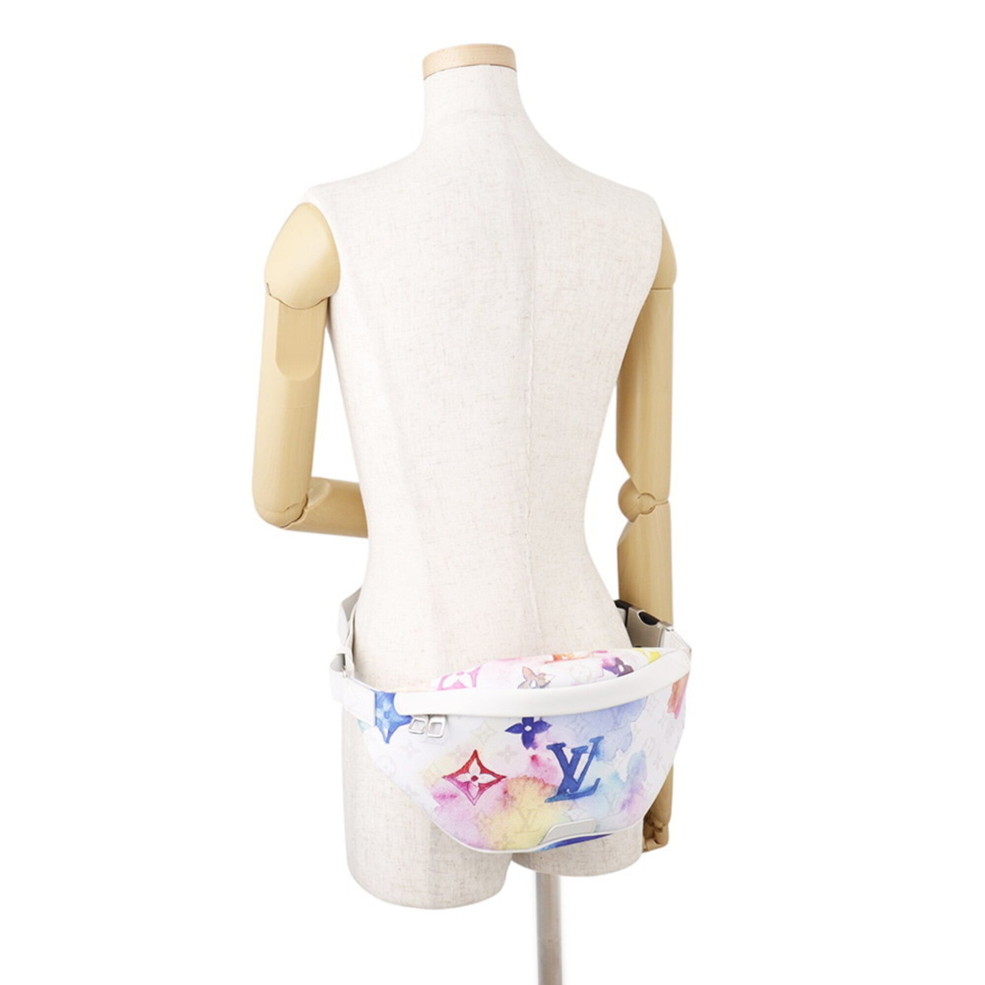 Louis Vuitton Monogram Watercolor Blanc Multi-Color Handbag Sling Bag (Pre-Owned)