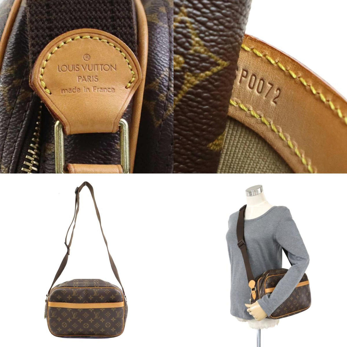 Louis Vuitton Brown Monogram Shoulder Bag (Pre-Owned)