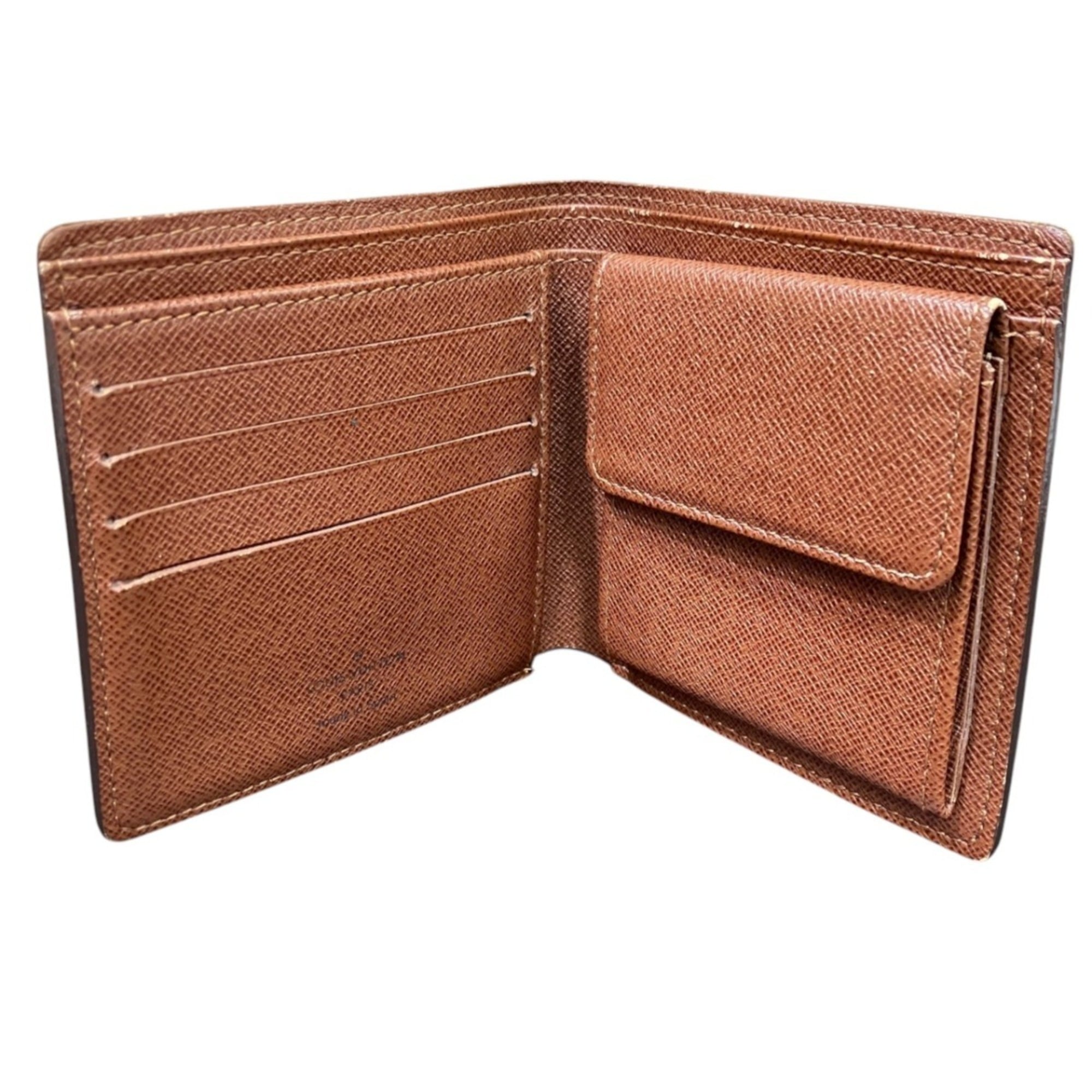 Louis Vuitton Brown Monogram Monogram Canvas Wallet (Bi-Fold) (Pre-Owned)