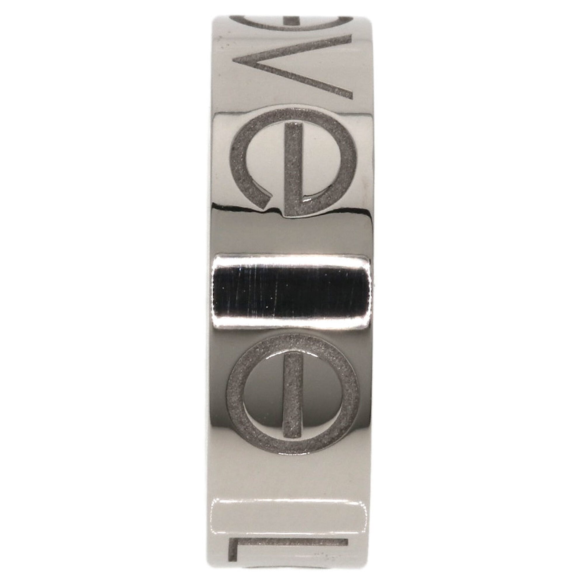 Cartier Silver White Gold (18K) Band Ring (Pre-Owned)
