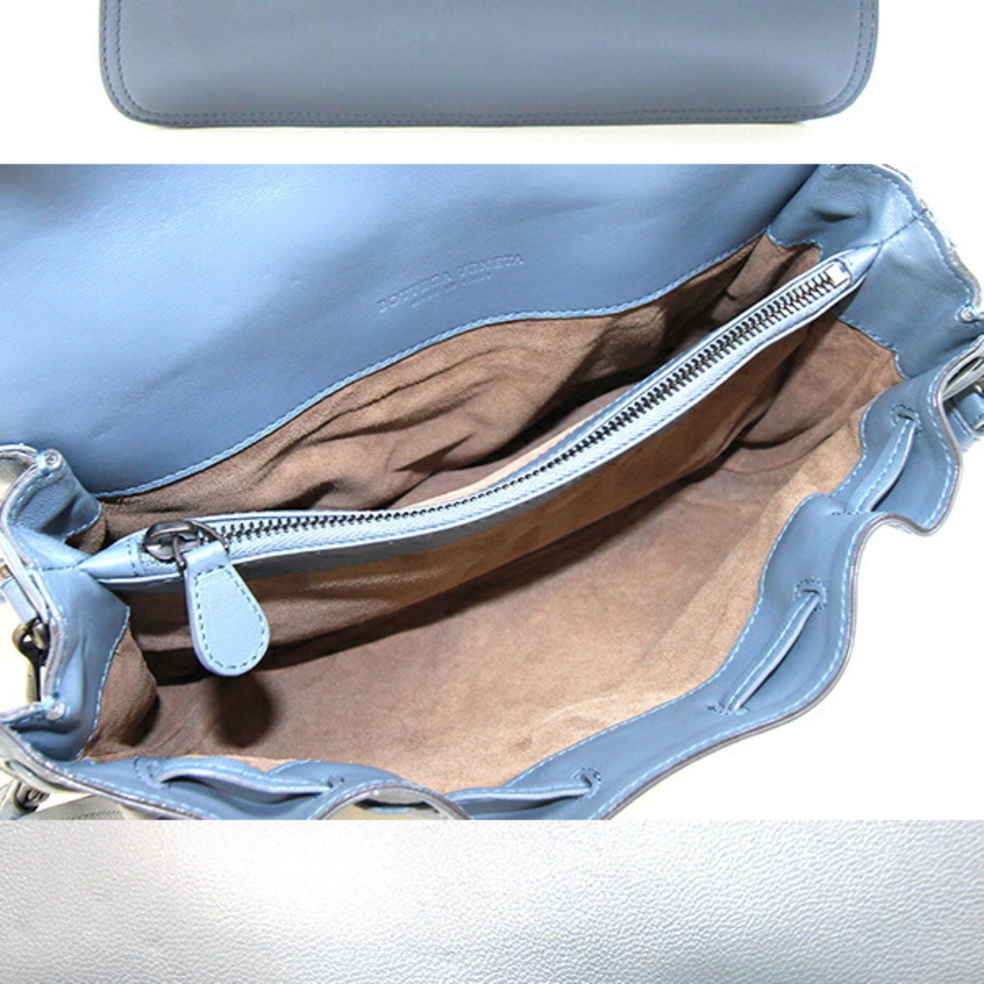 Bottega Veneta Intrecciato Leather Shoulder Bag (Pre-Owned)