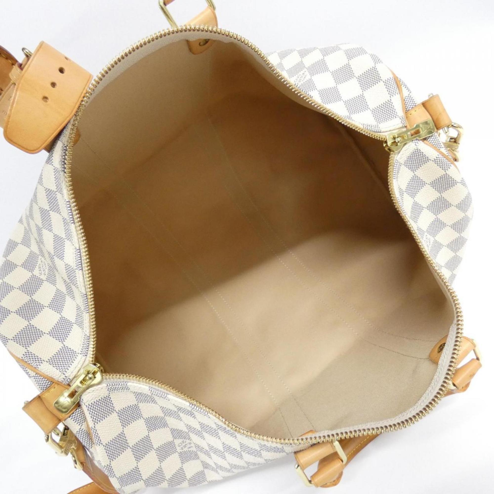 Louis Vuitton Azur Coated Canvas Boston Bag (Pre-Owned)