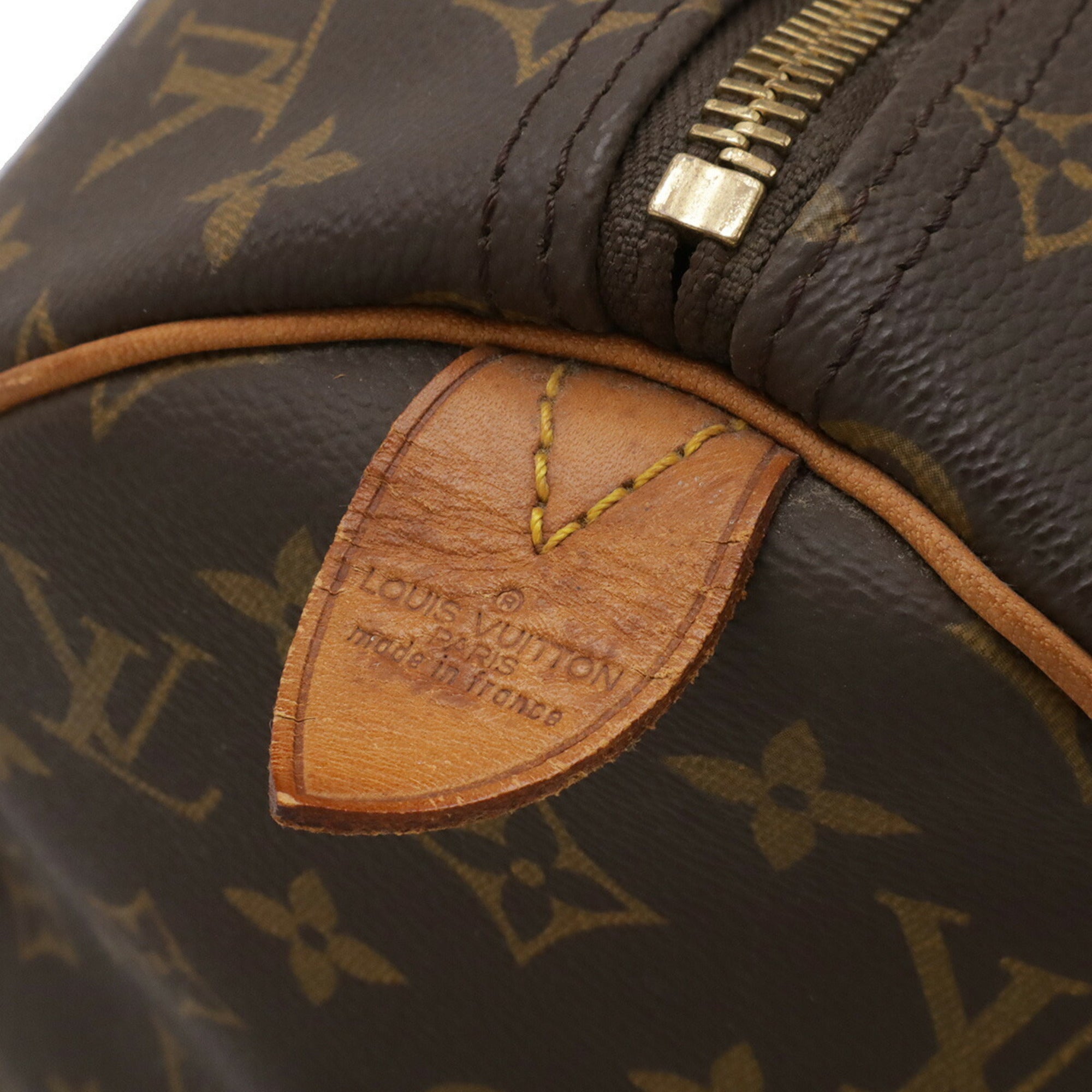 Louis Vuitton Brown Monogram Canvas Boston Bag Handbag (Pre-Owned)