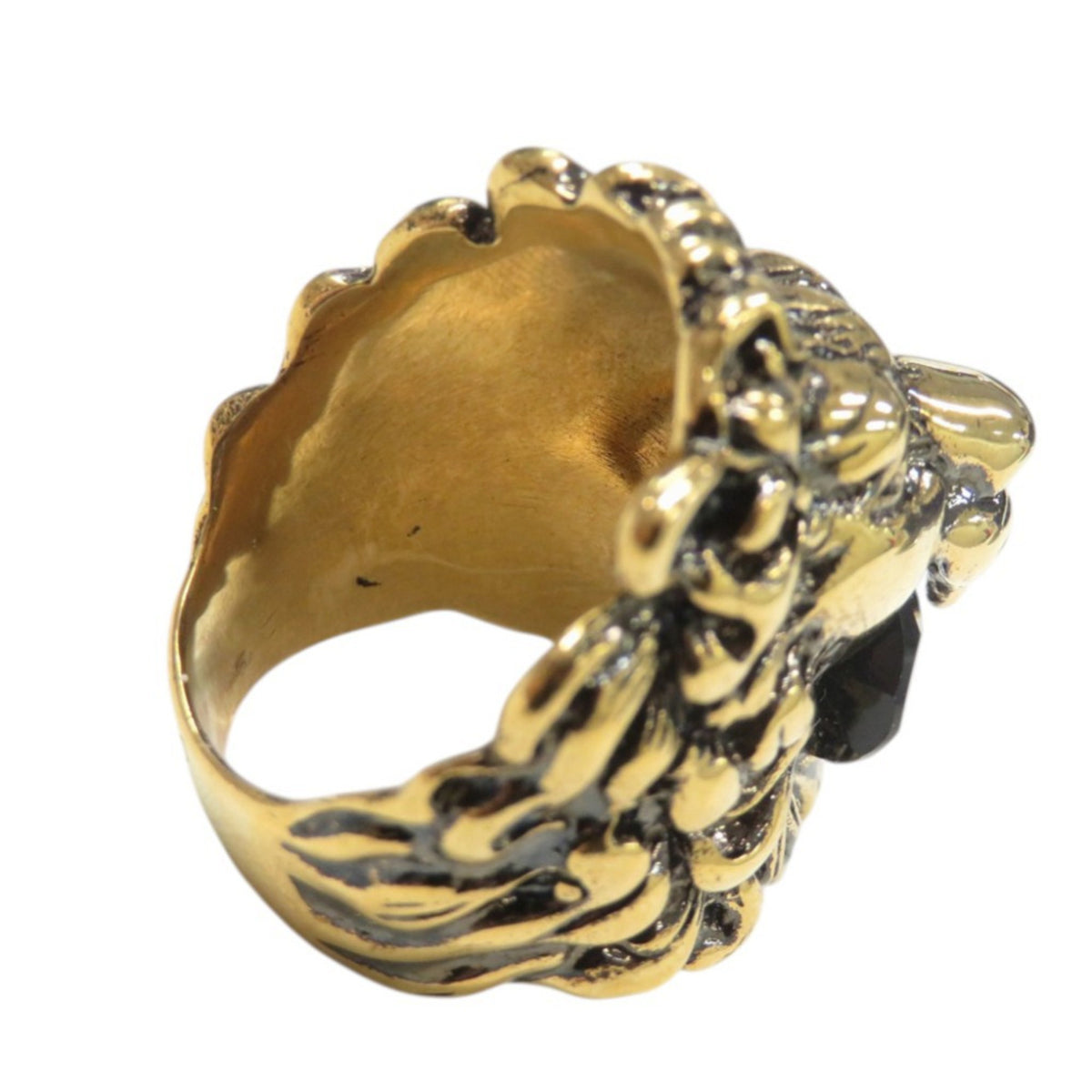Gucci Gold Metal Band Ring (Pre-Owned)