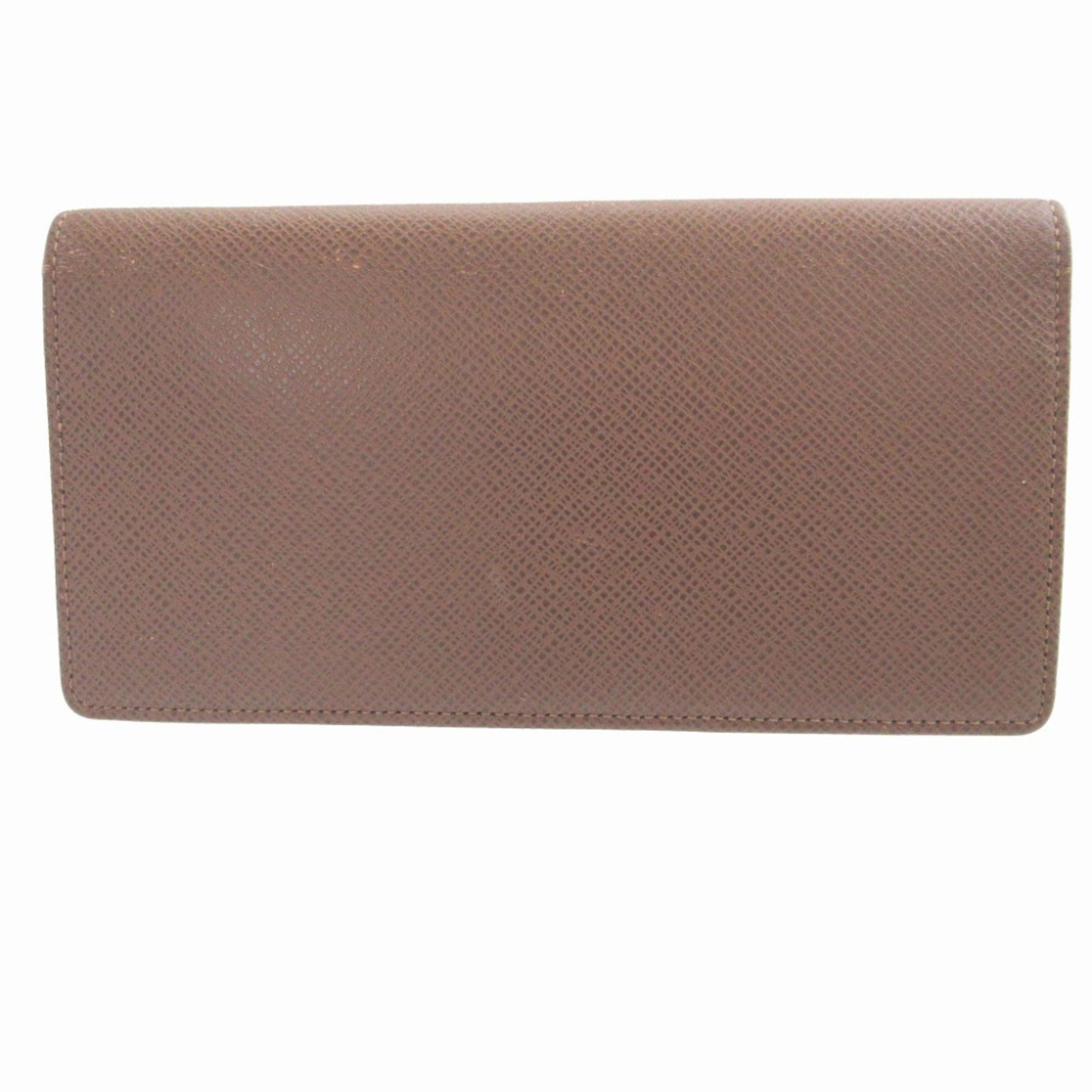Louis Vuitton Grizzly Taiga Leather Long Wallet (Bi-Fold) (Pre-Owned)