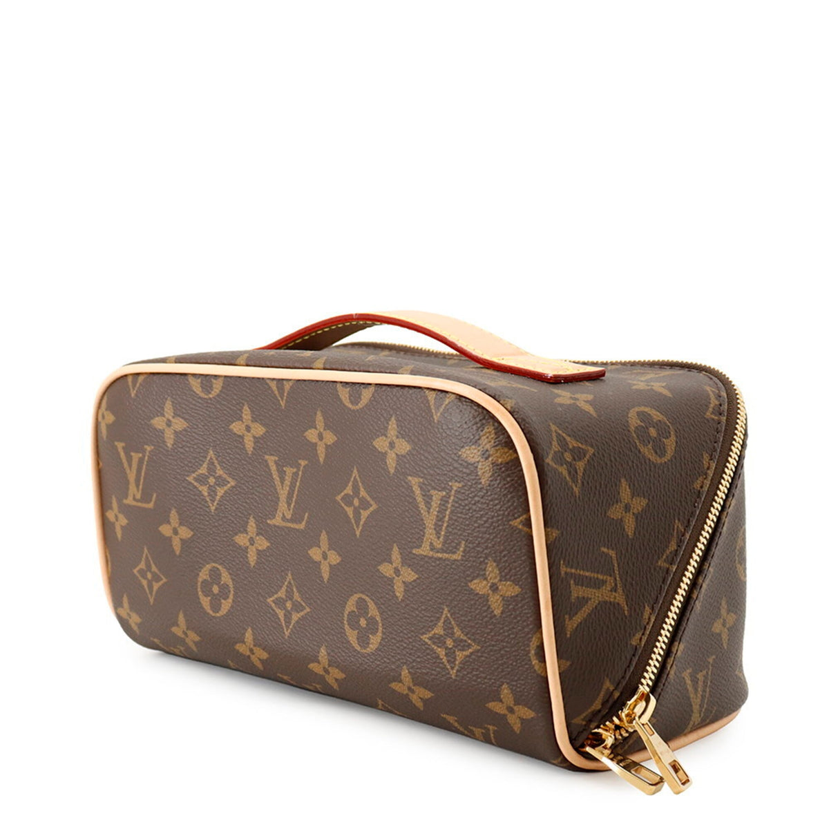 Louis Vuitton Beige Monogram Document Case Handbag Pouch (Pre-Owned)