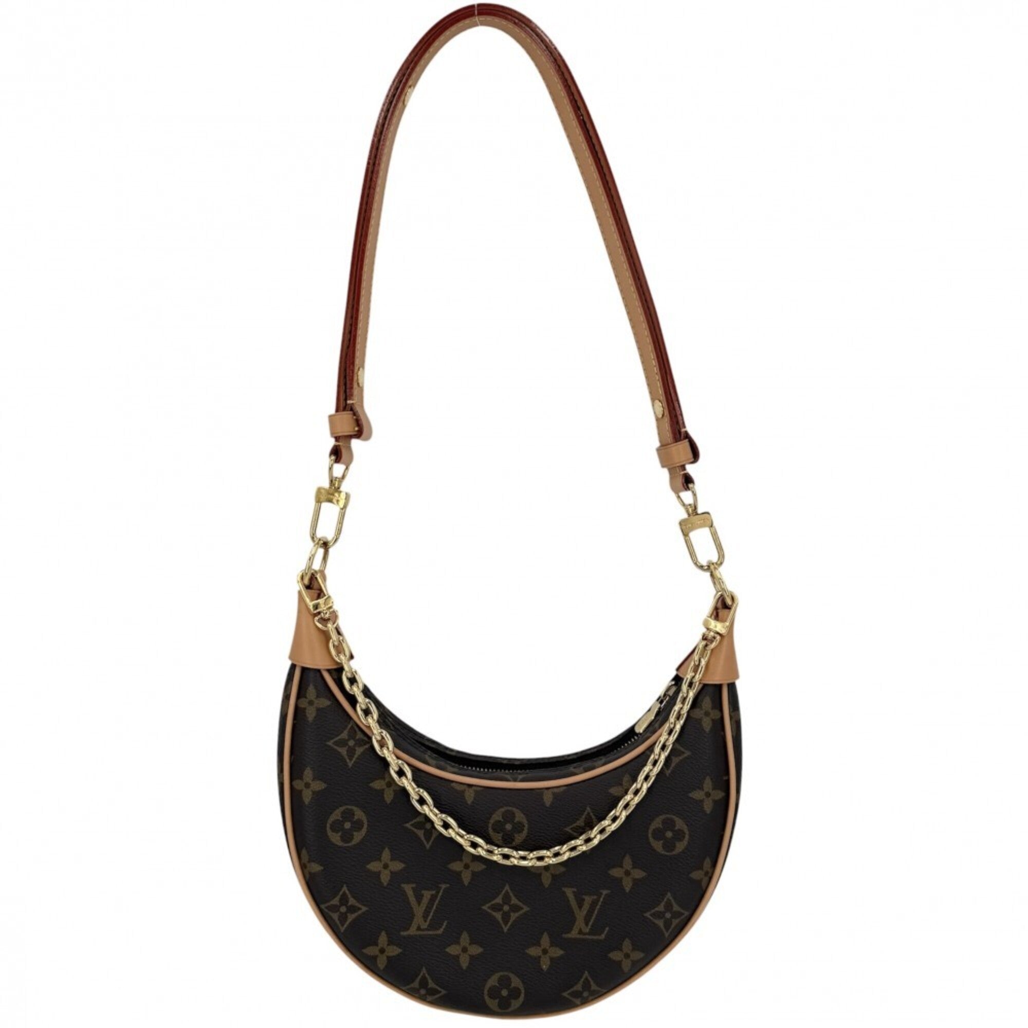 Louis Vuitton Brown Monogram Handbag Shoulder Bag (Pre-Owned)