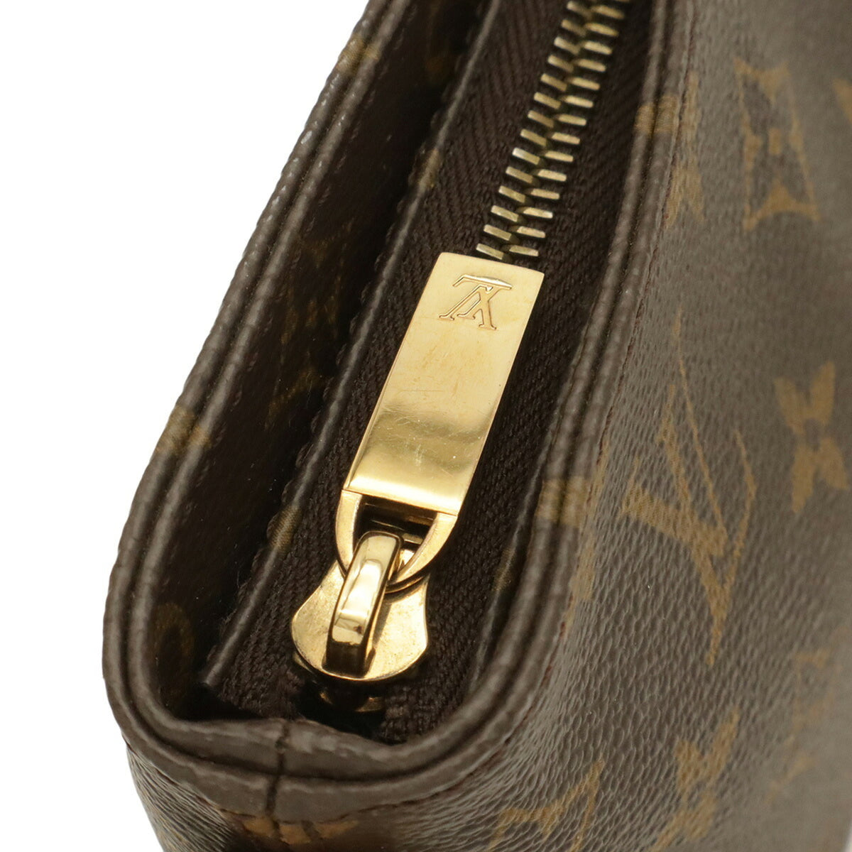 Louis Vuitton Brown Monogram Canvas Pochette Shoulder Bag (Pre-Owned)