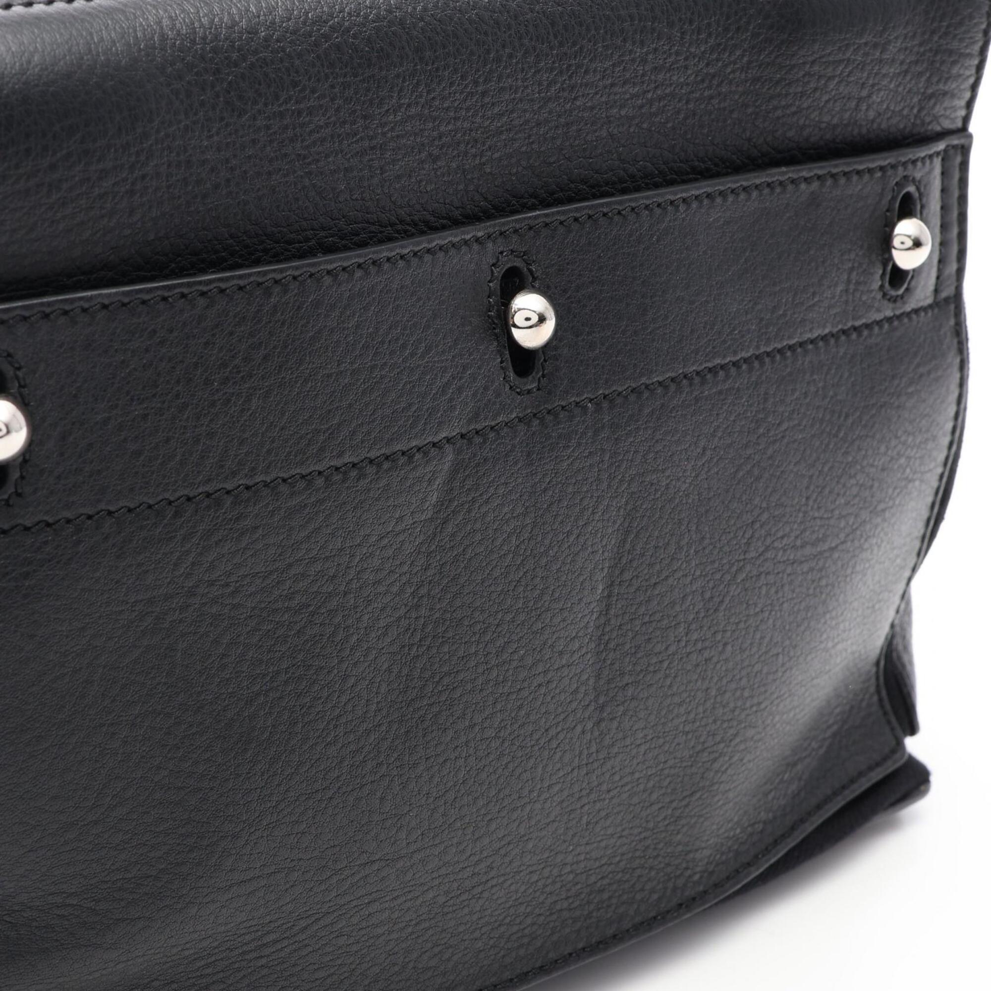 Yves Saint Laurent Black Leather Handbag (Pre-Owned)