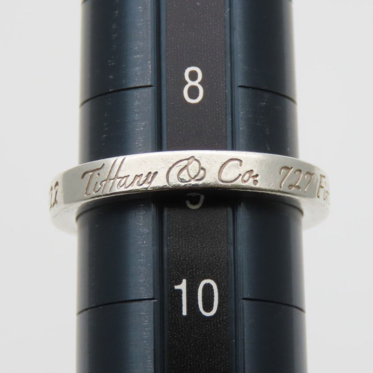 Tiffany Silver Silver 925 Band Ring (Pre-Owned)