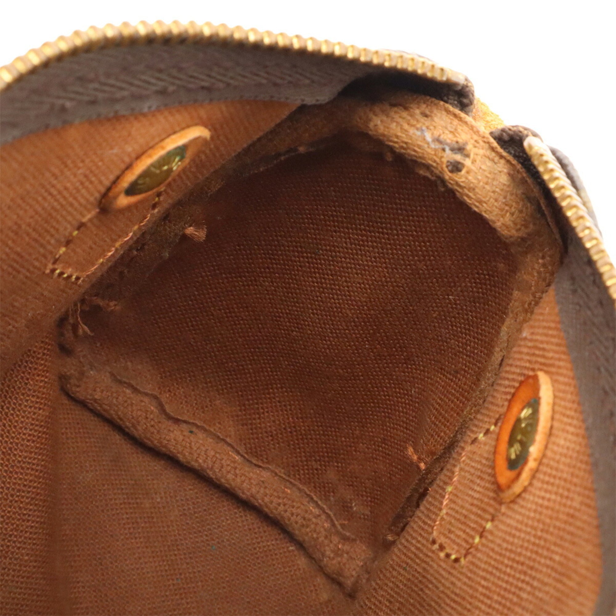 Louis Vuitton Brown Monogram Canvas Handbag Pouch Shoulder Bag (Pre-Owned)