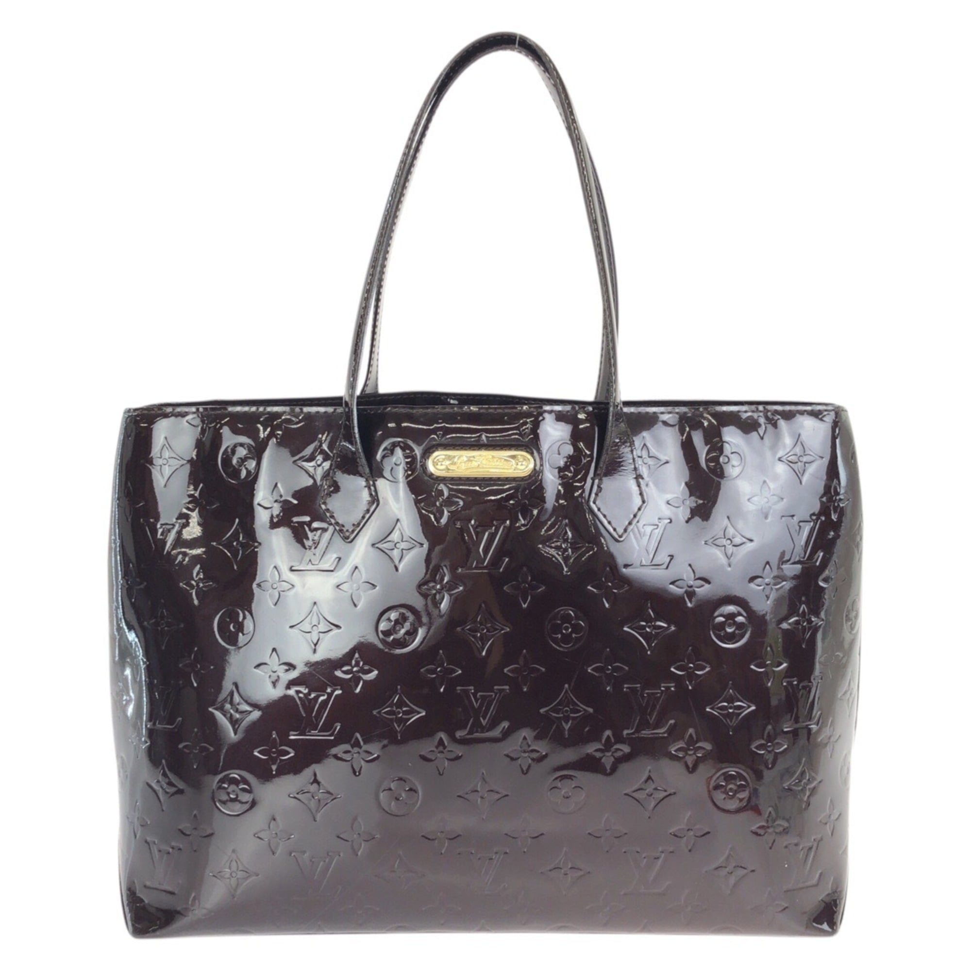 Louis Vuitton Amarante Purple Patent Leather Tote Bag (Pre-Owned)