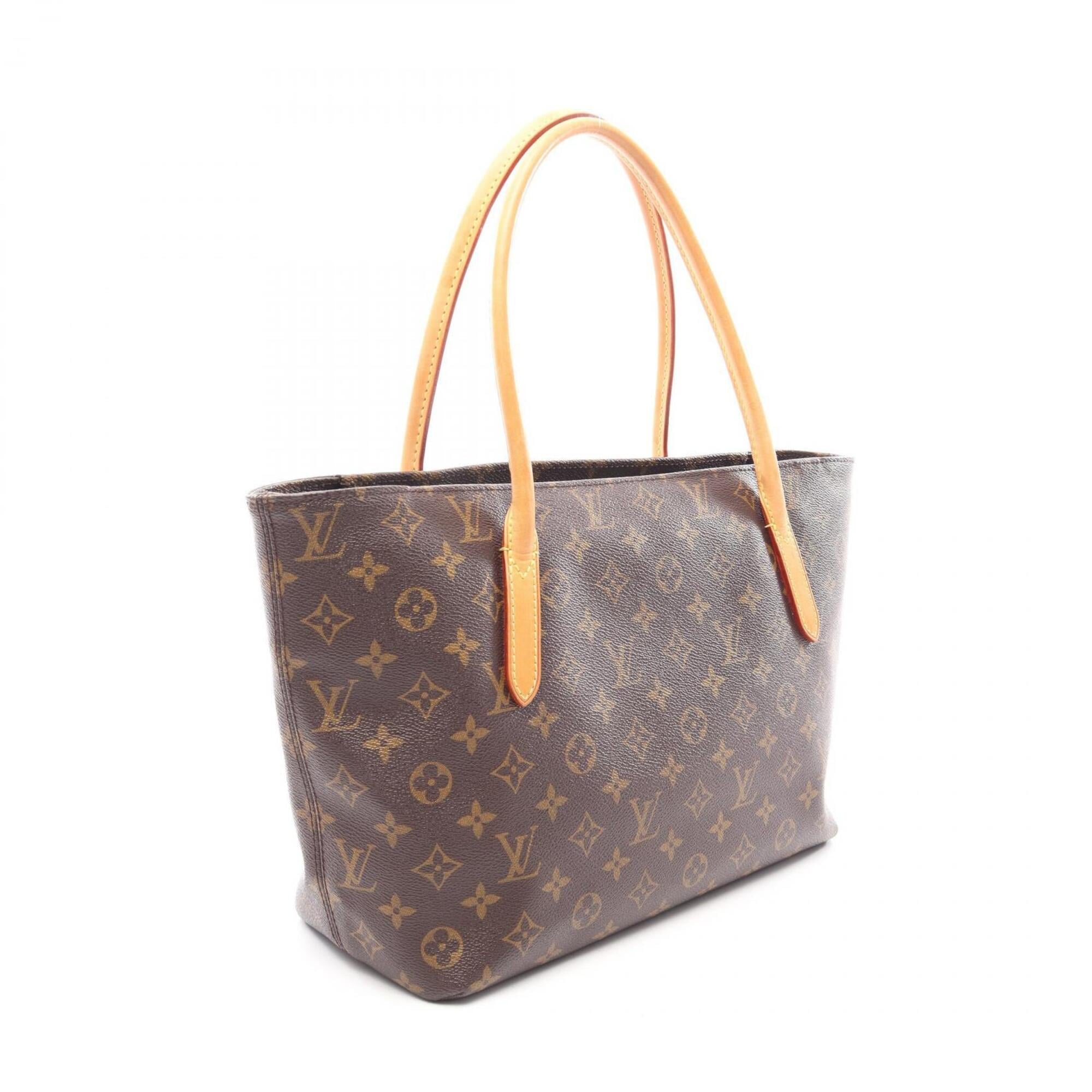 Louis Vuitton Brown Pvc Leather Handbag Tote Bag (Pre-Owned)