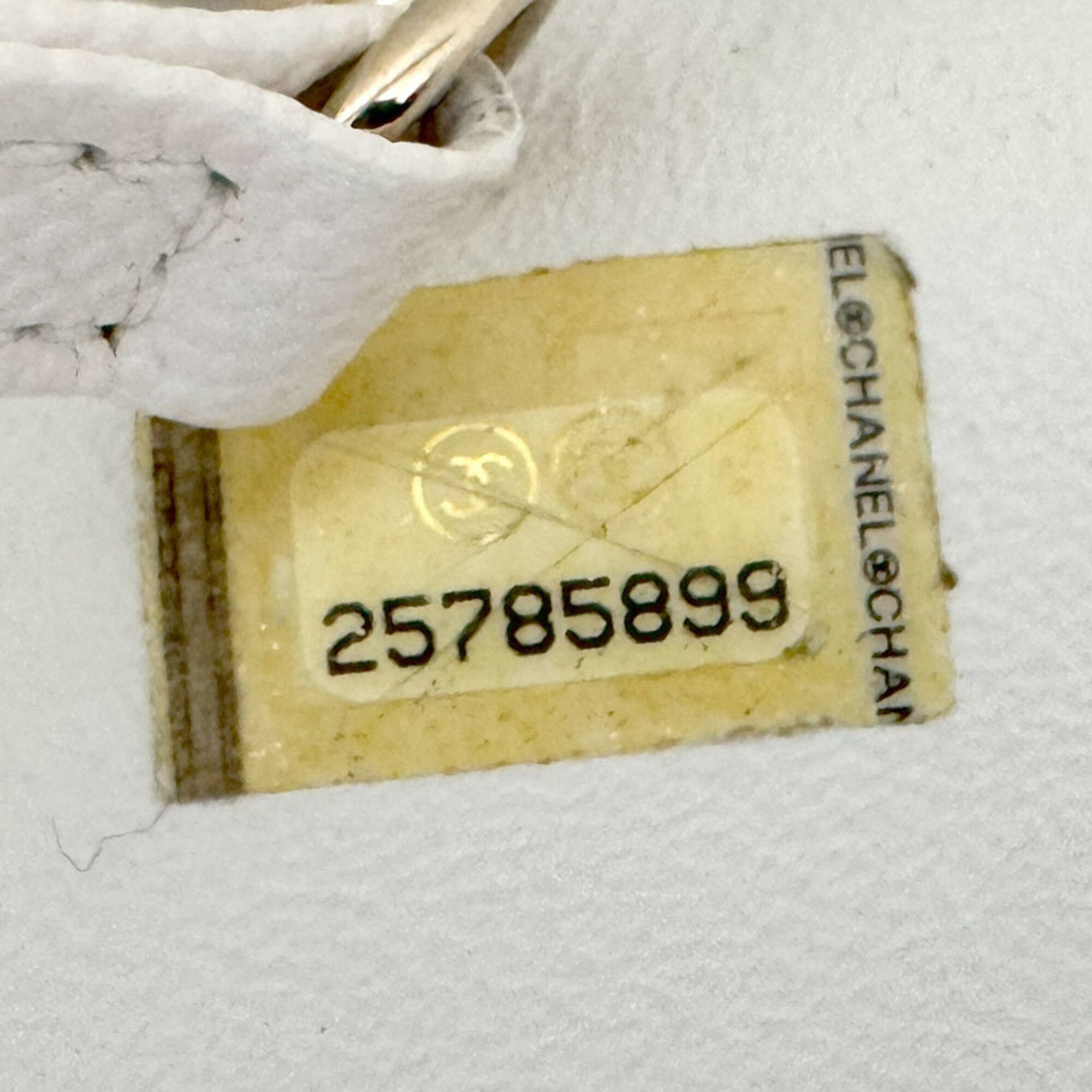 Chanel Ivory Grained Calfskin Backpack (Pre-Owned)