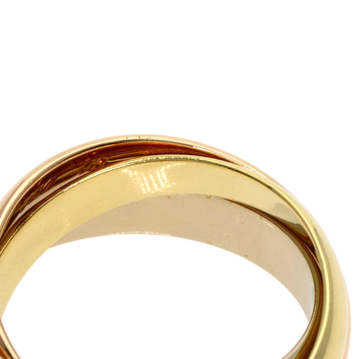 Cartier Trinity Yellow Gold (18K) Pink Gold (18K) White Gold (18K) Band Ring (Pre-Owned)