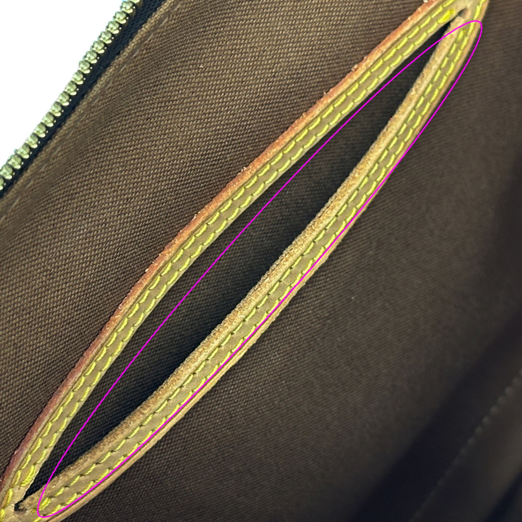 Louis Vuitton Brown Monogram Canvas Handbag (Pre-Owned)