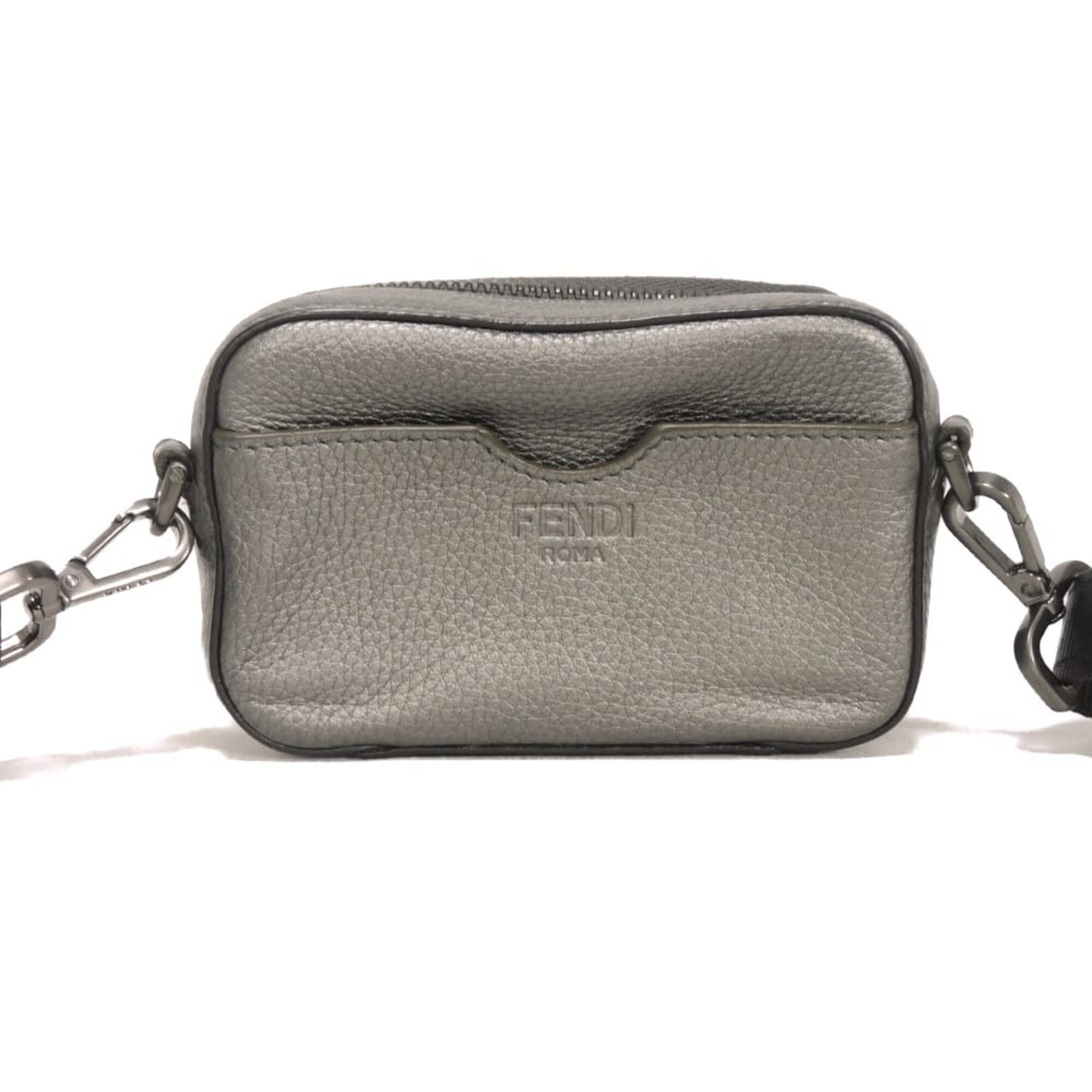 Fendi Gunmetal Shoulder Bag (Pre-Owned)