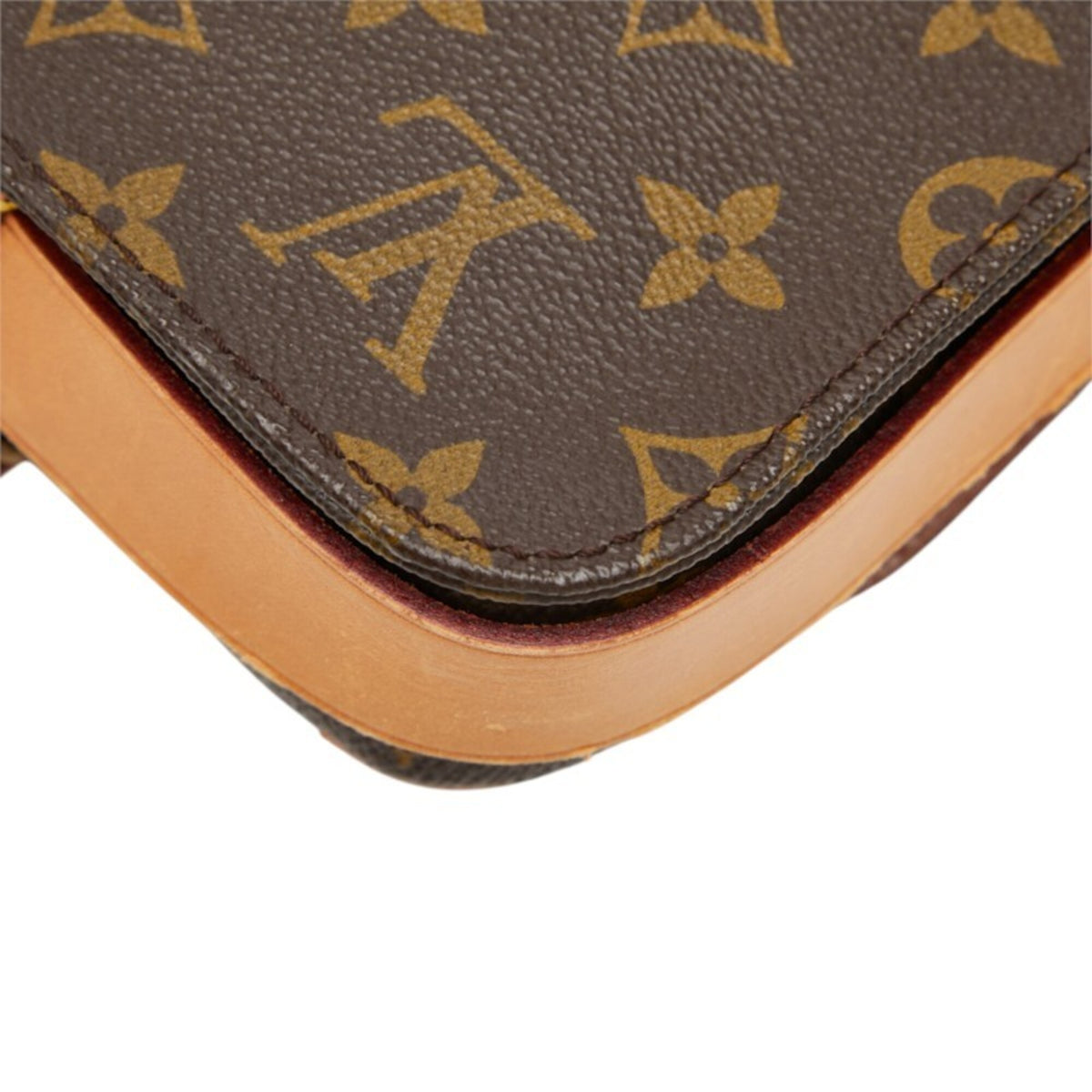 Louis Vuitton Brown Pvc Leather Shoulder Bag (Pre-Owned)
