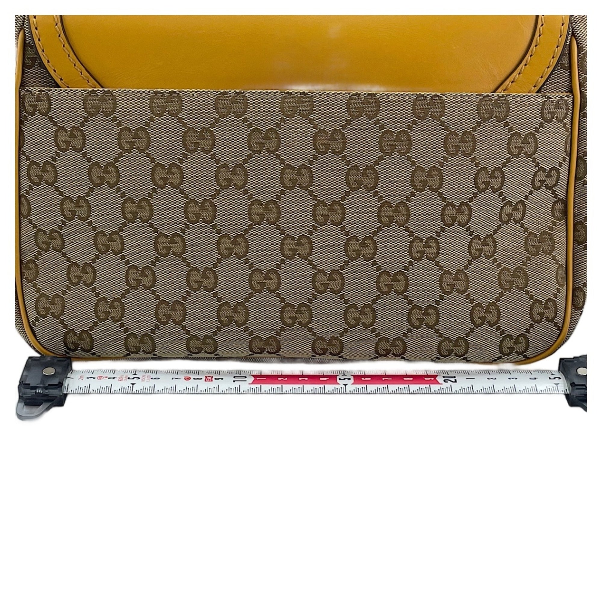 Gucci Sukey Yellow Shoulder Bag (Pre-Owned)