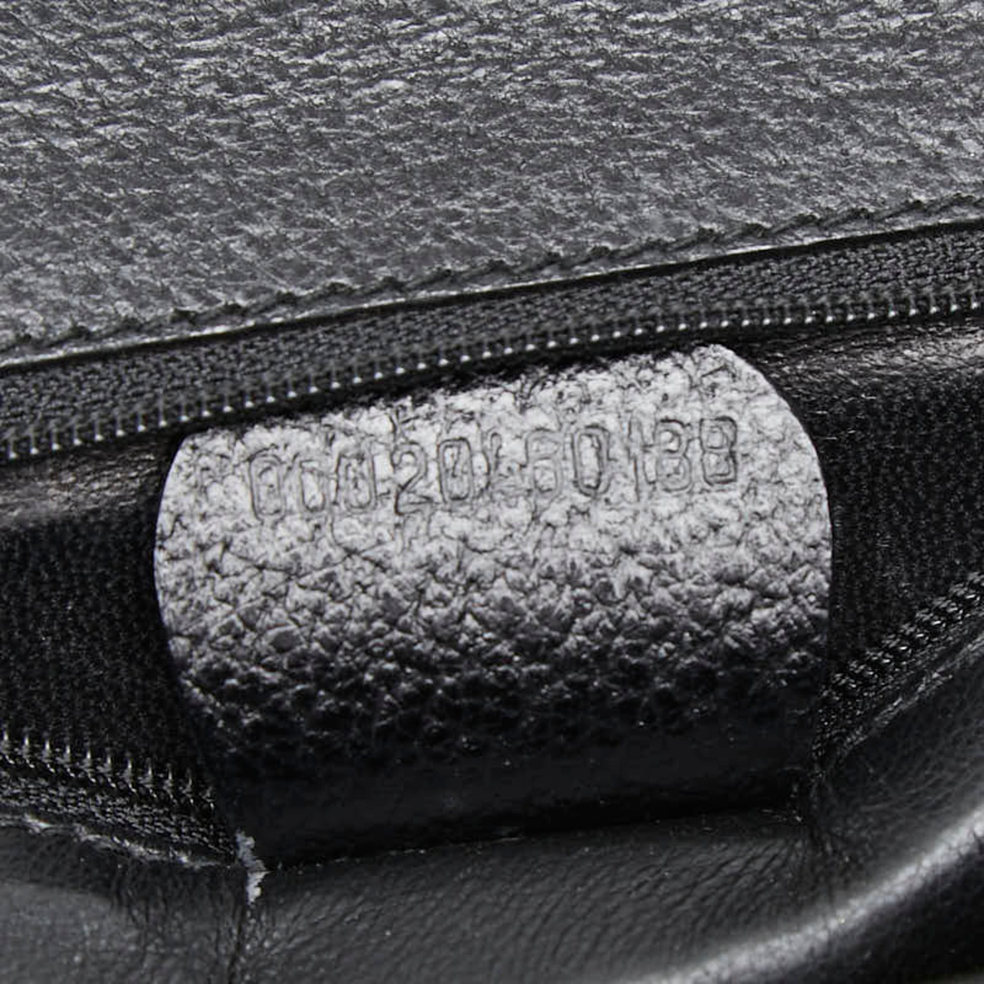 Gucci Black Leather Handbag Shoulder Bag (Pre-Owned)