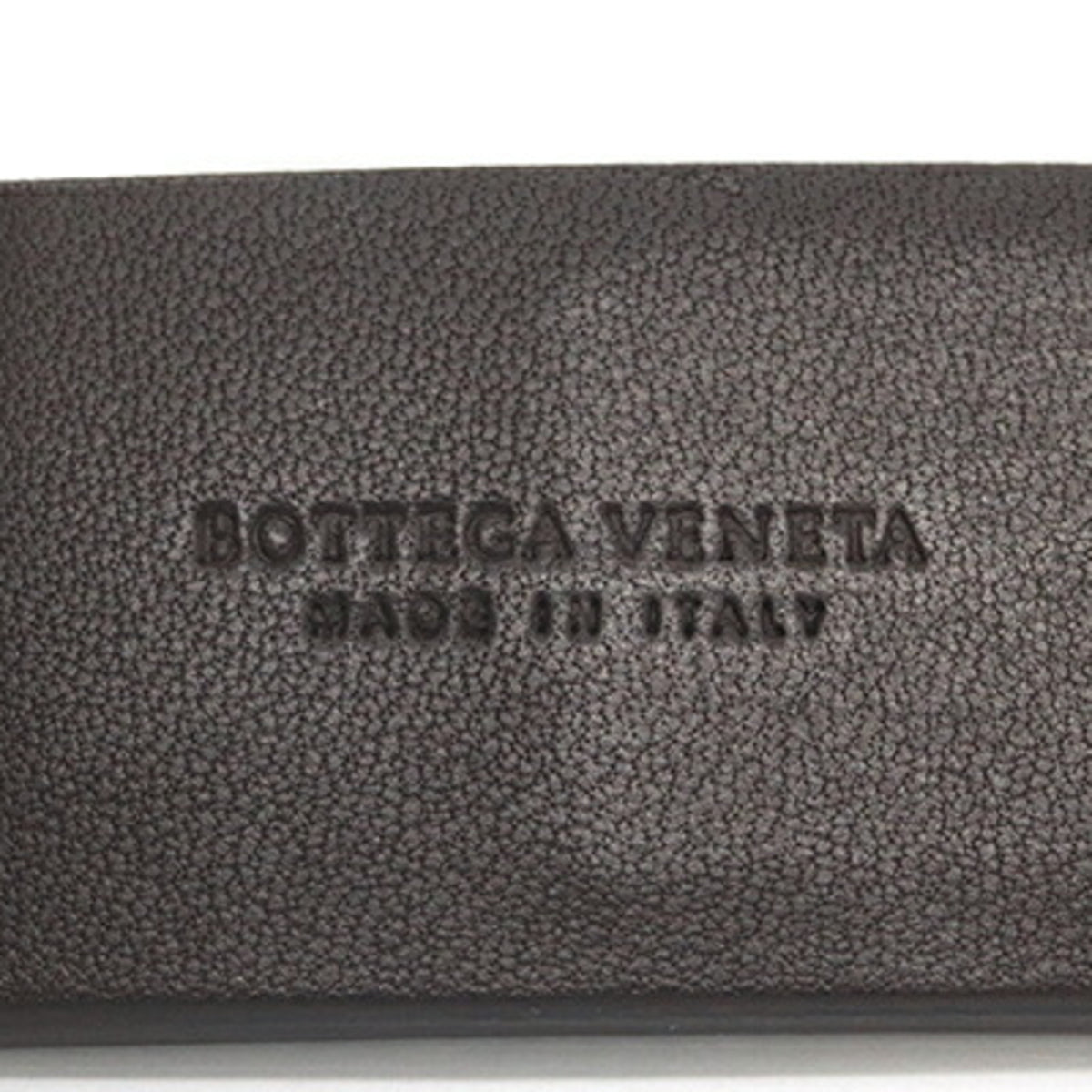 Bottega Veneta Intrecciato Dark Brown Leather Money Clip (Pre-Owned)