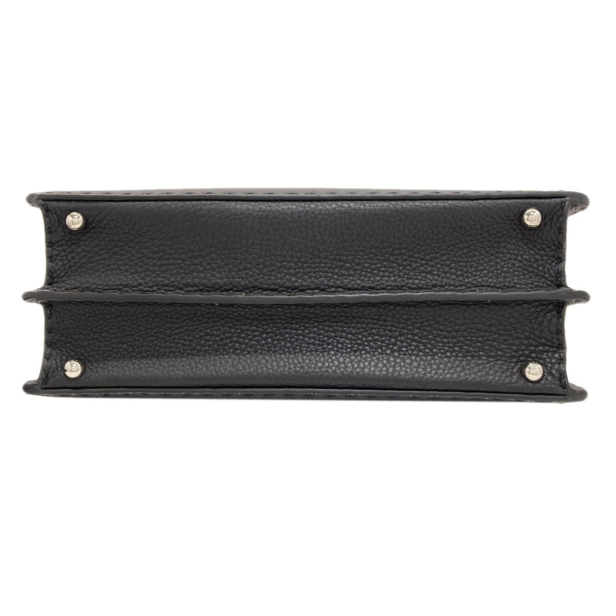Fendi Black Leather Handbag (Pre-Owned)