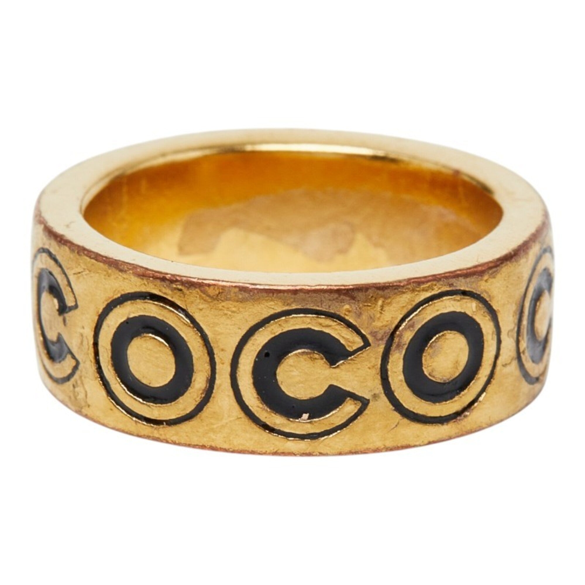 Chanel Gold Band Ring (Pre-Owned)