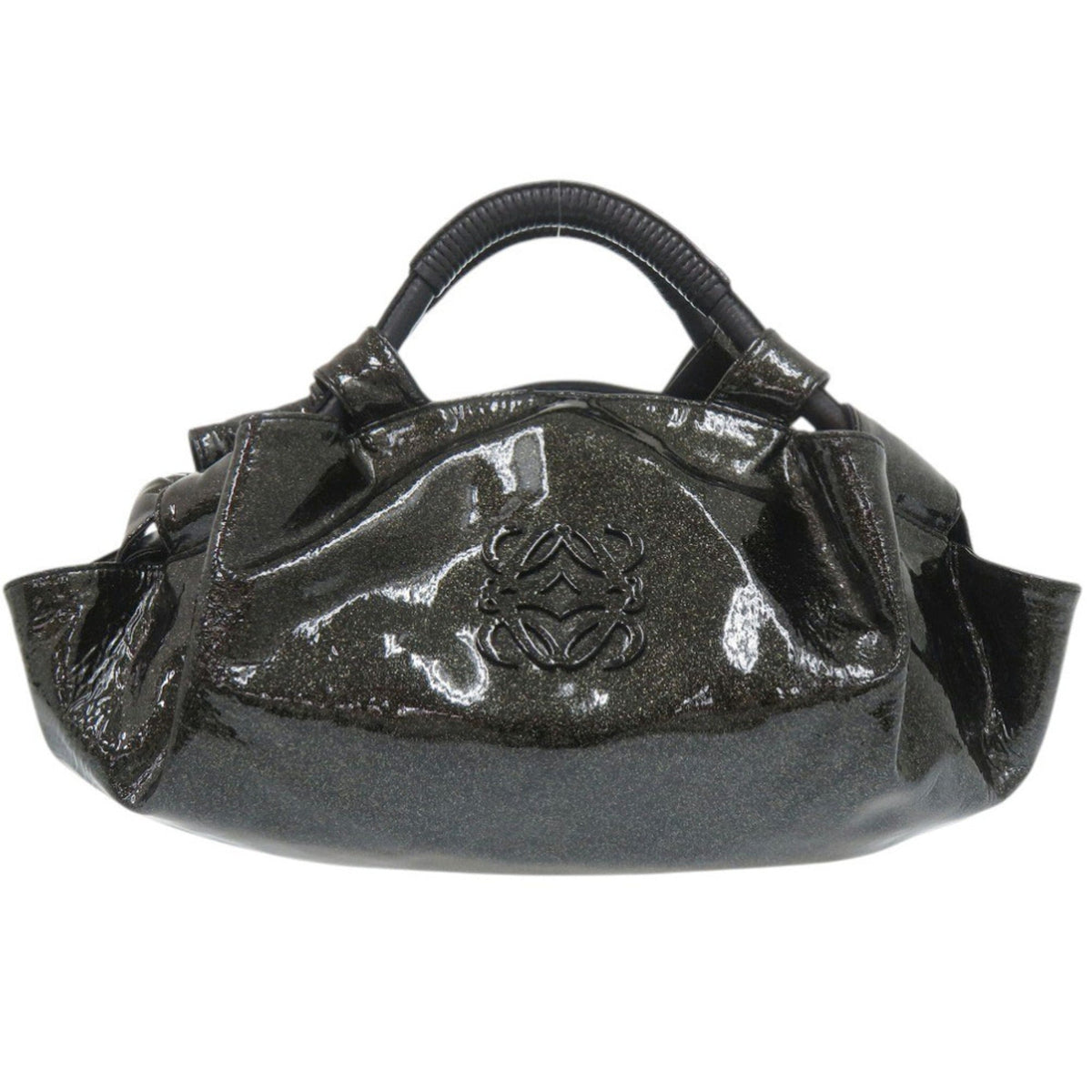 Loewe Black Patent Leather Handbag (Pre-Owned)