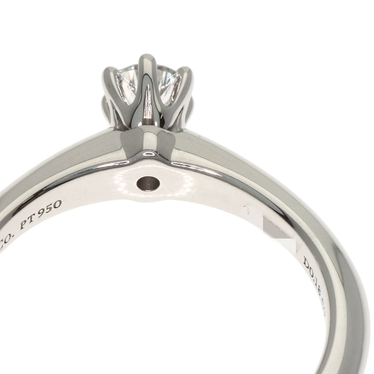 Tiffany Platinum 950 Band Ring (Pre-Owned)