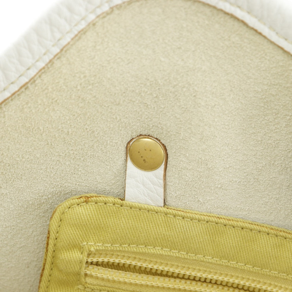 Salvatore Ferragamo White Leather Tote Bag (Pre-Owned)