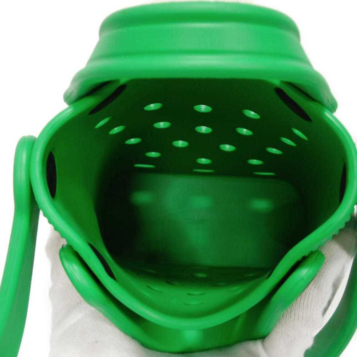 Balenciaga Green Rubber Pochette Shoulder Bag (Pre-Owned)